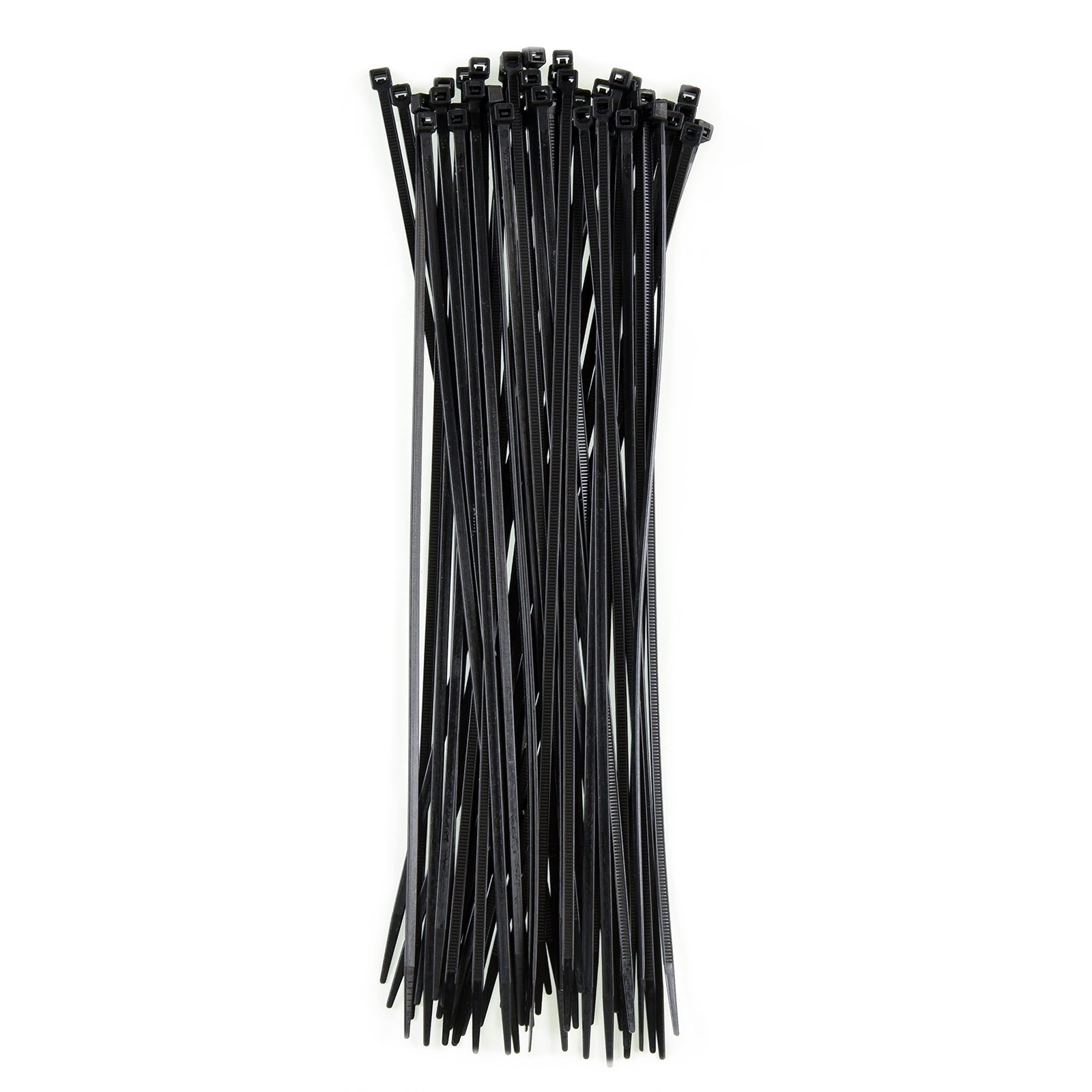 11-inch Black Multi-Purpose Cable Tie, 40-lb Tensile Strength, 50-Pack