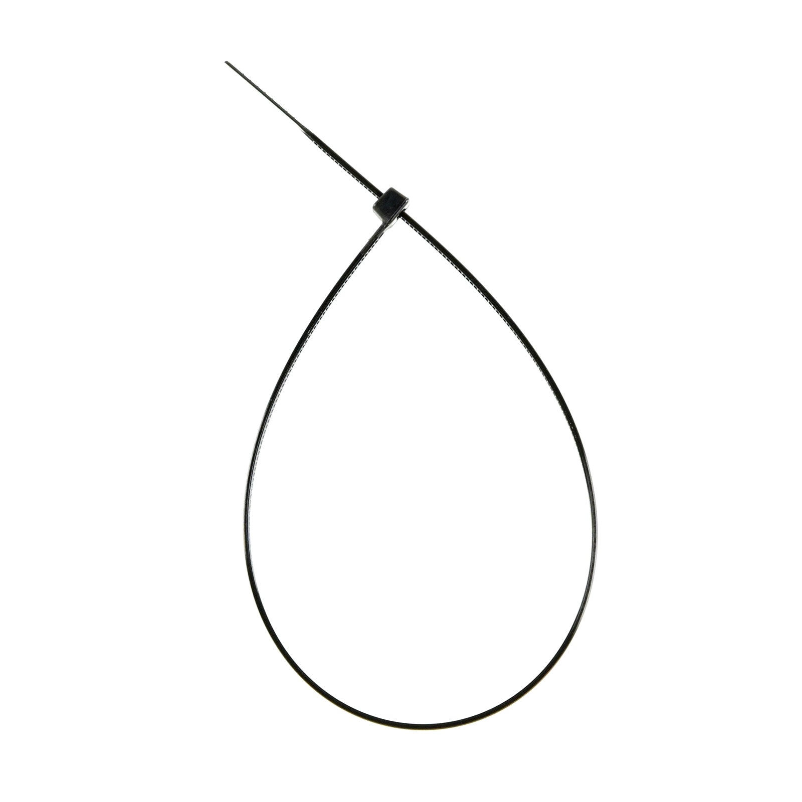 11-inch Black Multi-Purpose Cable Tie, 40-lb Tensile Strength, 50-Pack