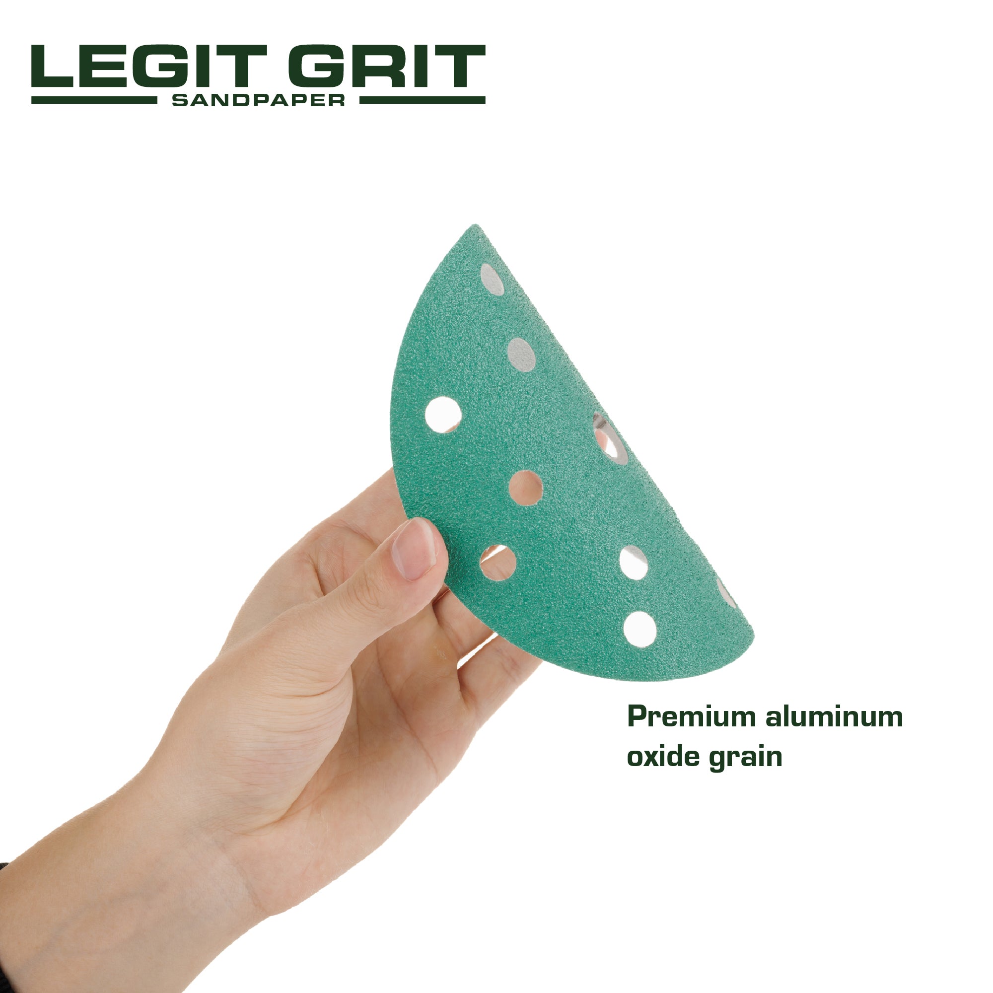 Legit Grit 6 inch Sand paper Disc, 15-Hole