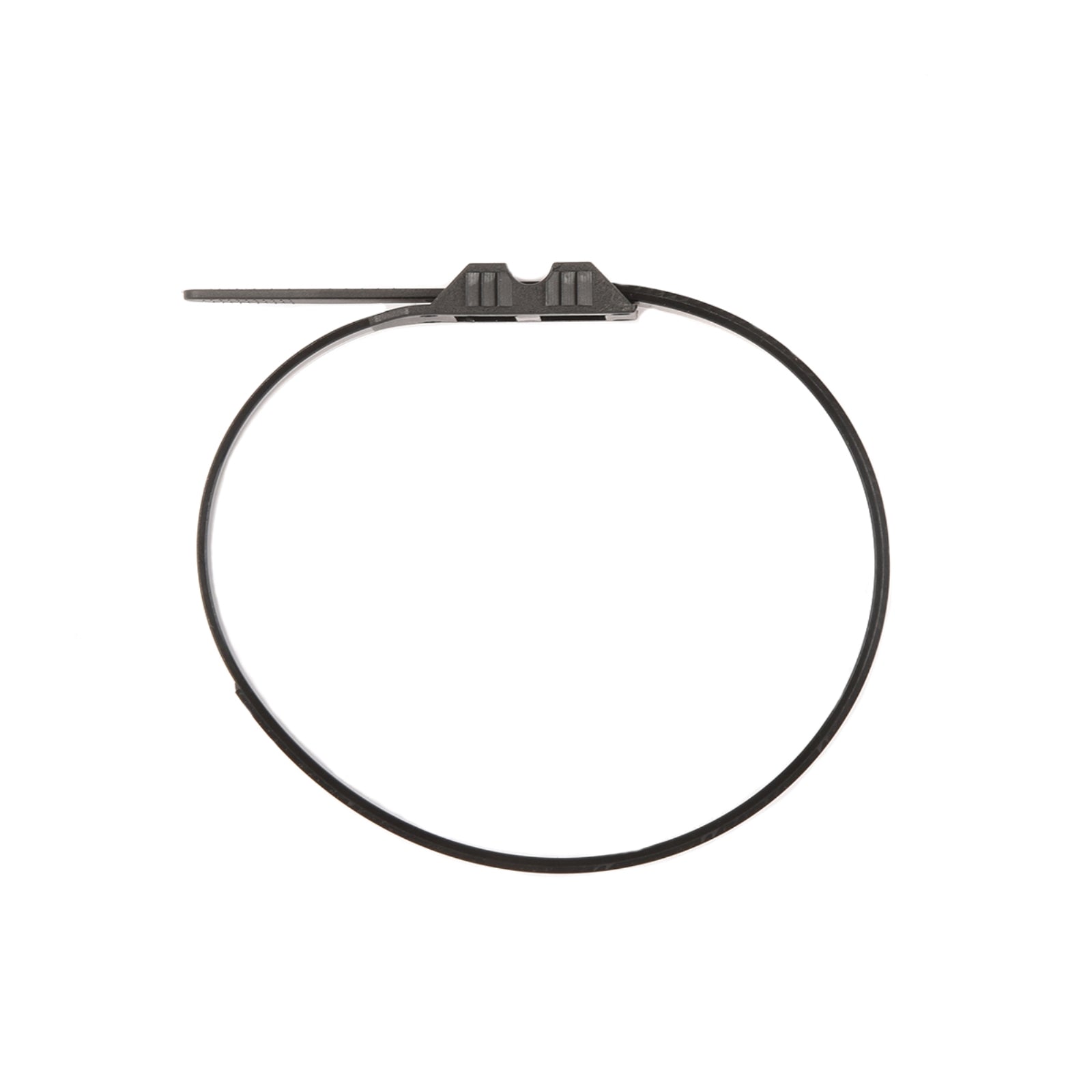 11-inch UV Resistant Black Low Profile Cable Tie, 120-lb Tensile Strength, 100-Pack