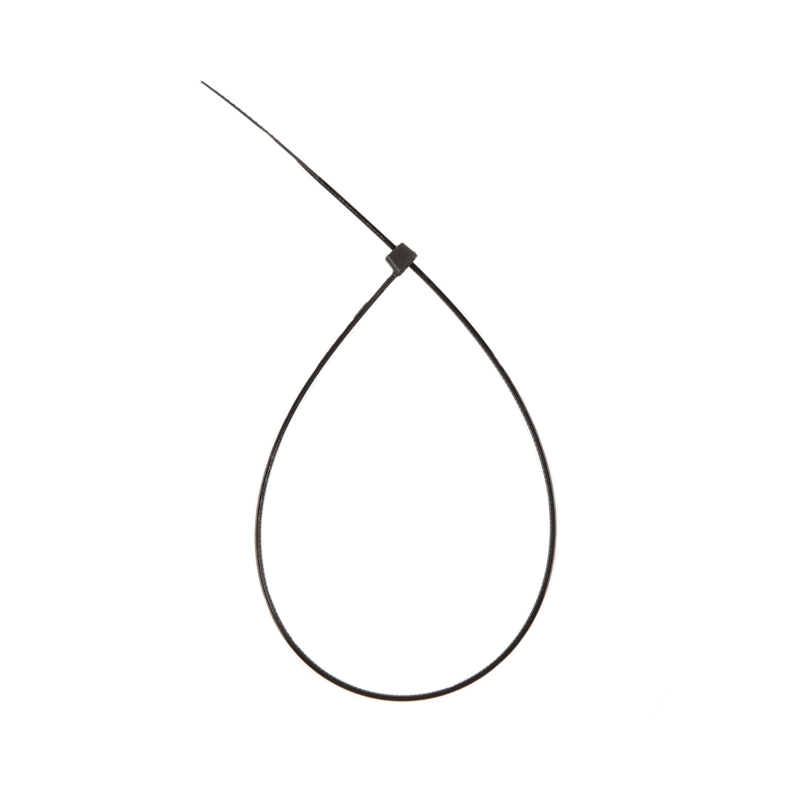 11-inch Black Multi-Purpose Cable Tie, 40-lb Tensile Strength, 500-Pack