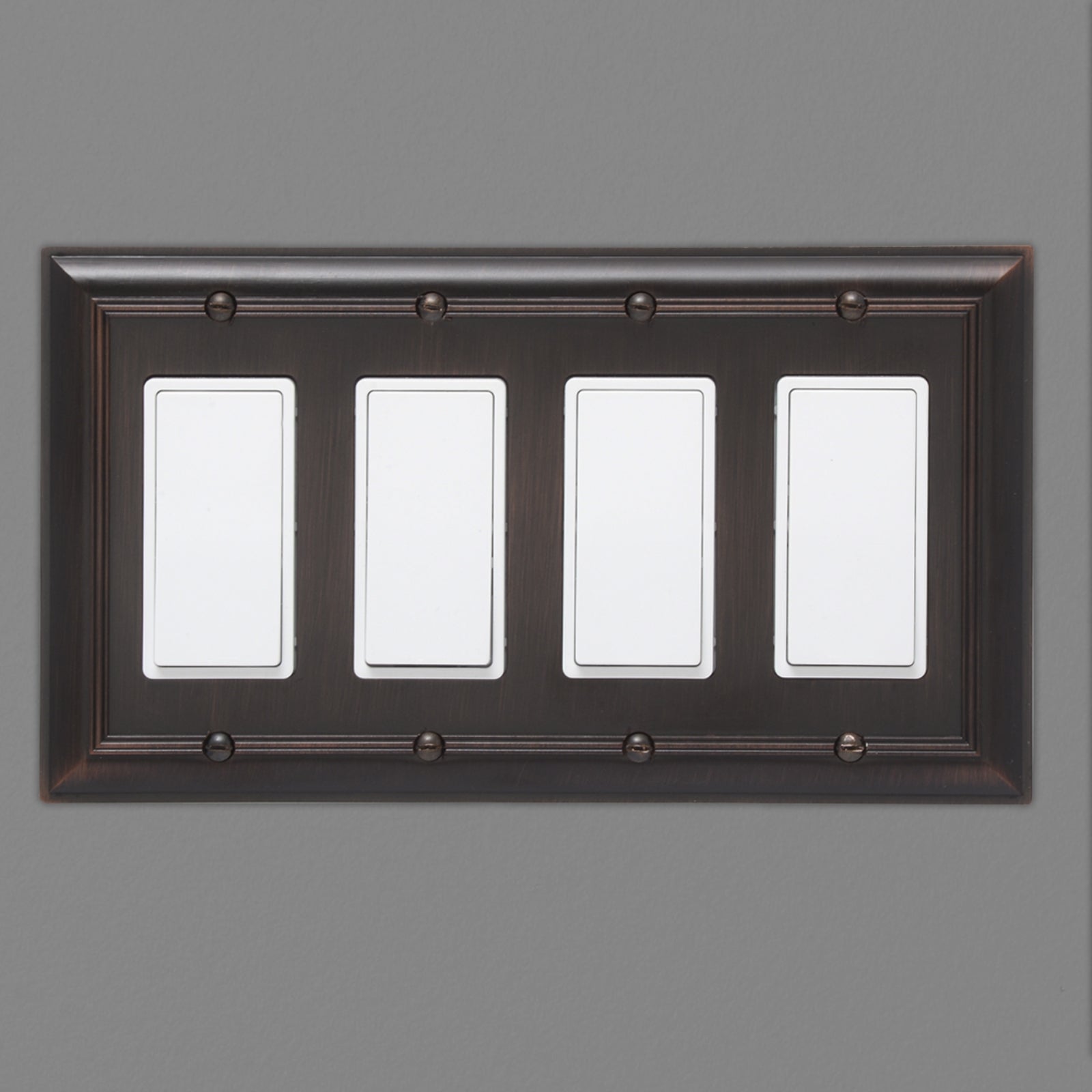 South Main Hardware Quadruple Gang Wall Plate