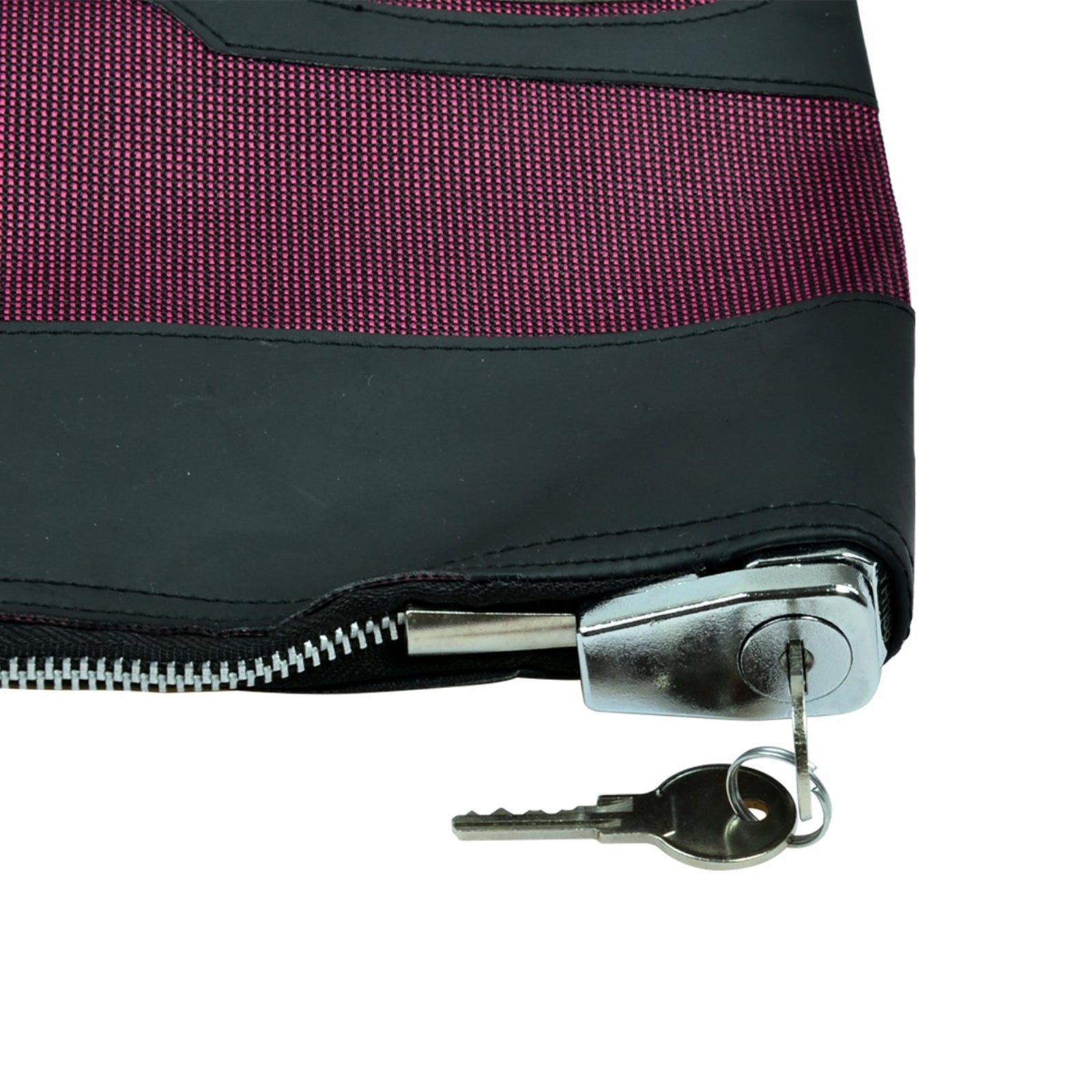 South Main Hardware Lockable Security Transport Bag, Maroon/Black