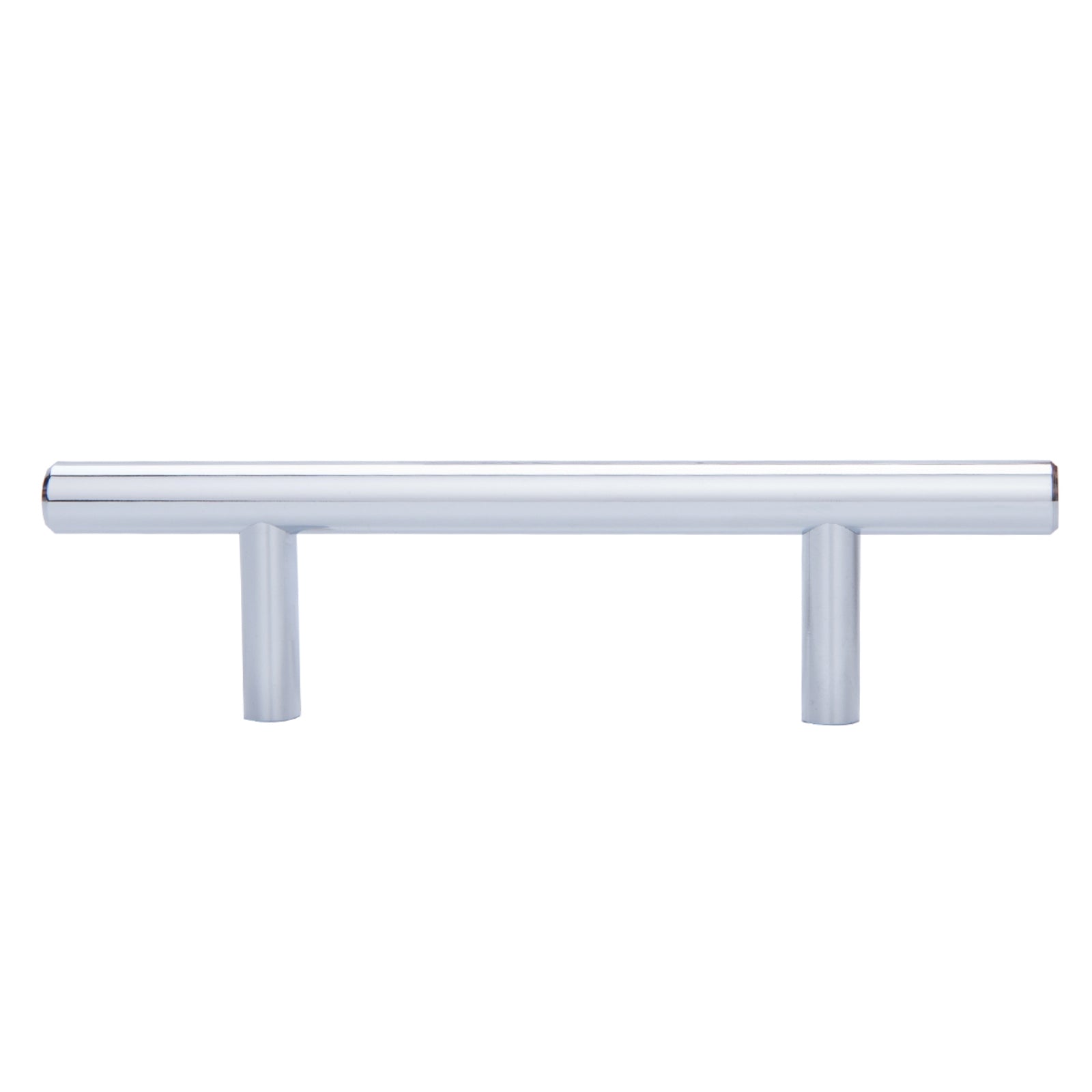 South Main Hardware Euro Bar Cabinet Handle (3/8" Diameter), 5.88" Length (3.5" Hole Center), 10-pack