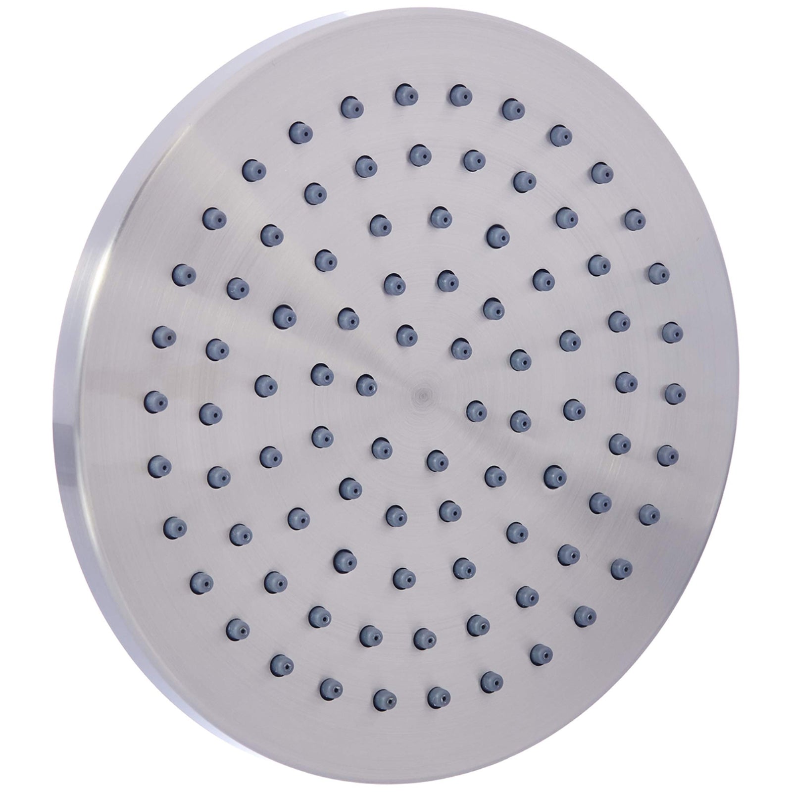 AmazonBasics Rain Shower Head, 6 Inch, Round, Satin Nickel