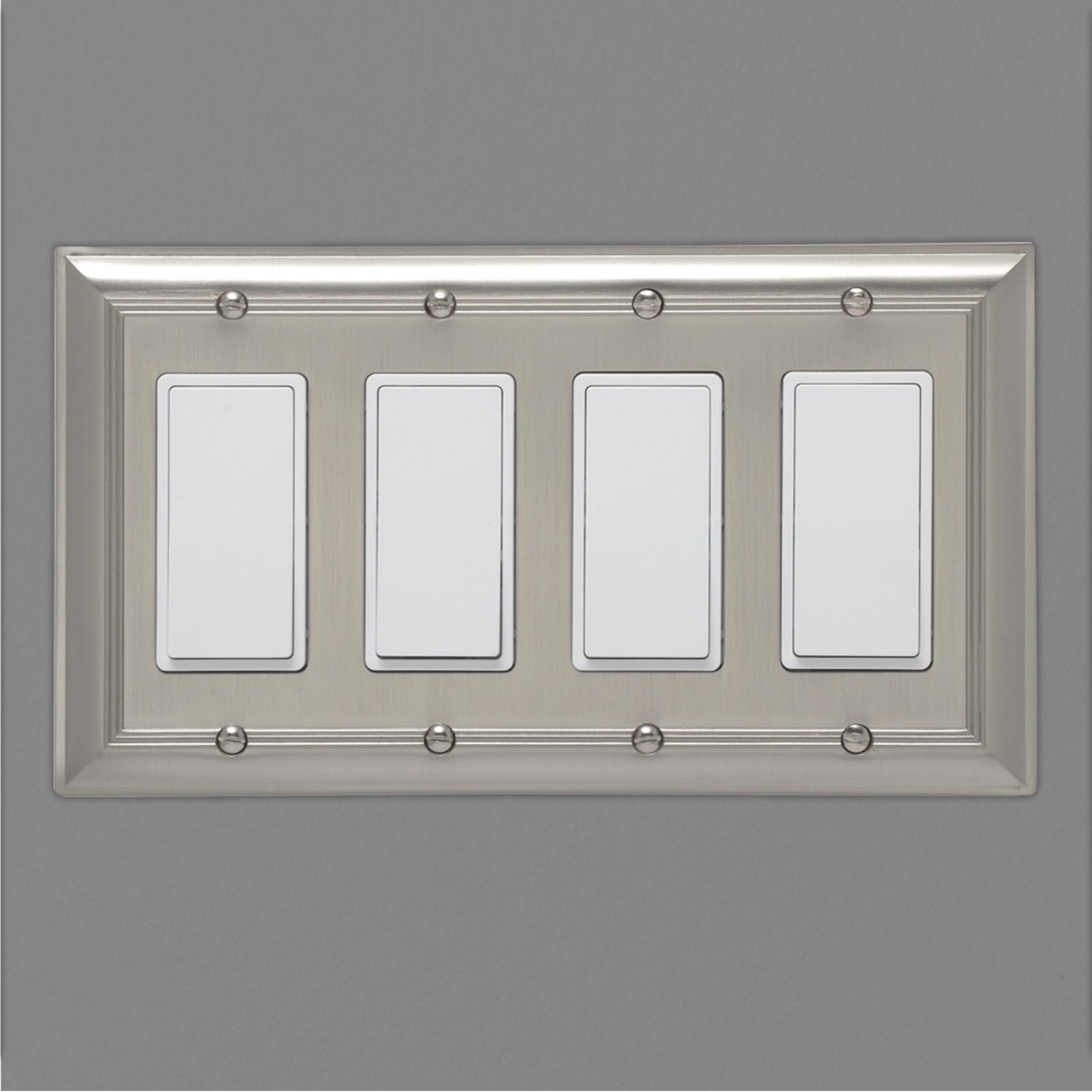 South Main Hardware Quadruple Gang Wall Plate