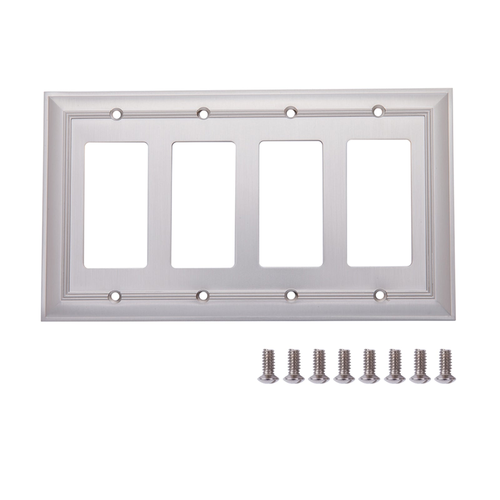 South Main Hardware Quadruple Gang Wall Plate