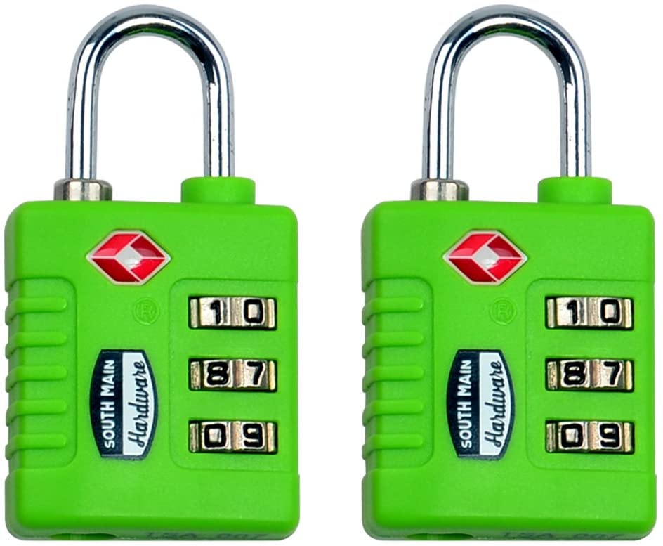 South Main Hardware TSA-Accepted Resettable Luggage Lock