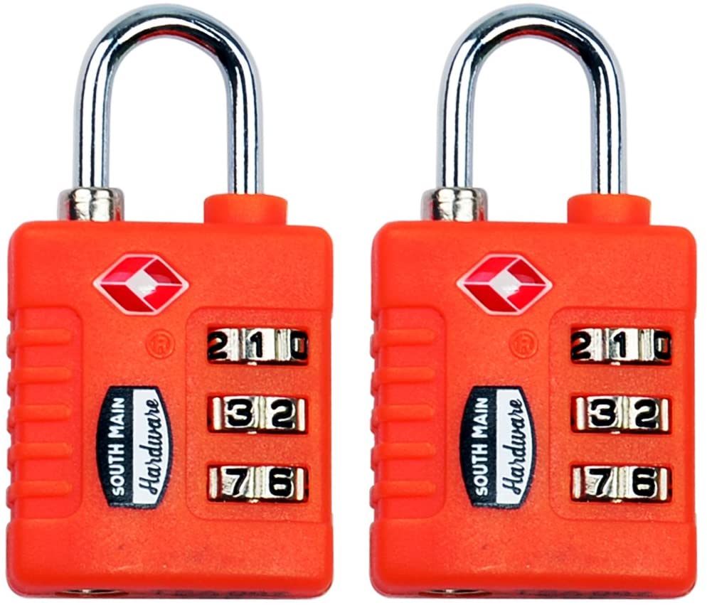 South Main Hardware TSA-Accepted Resettable Luggage Lock