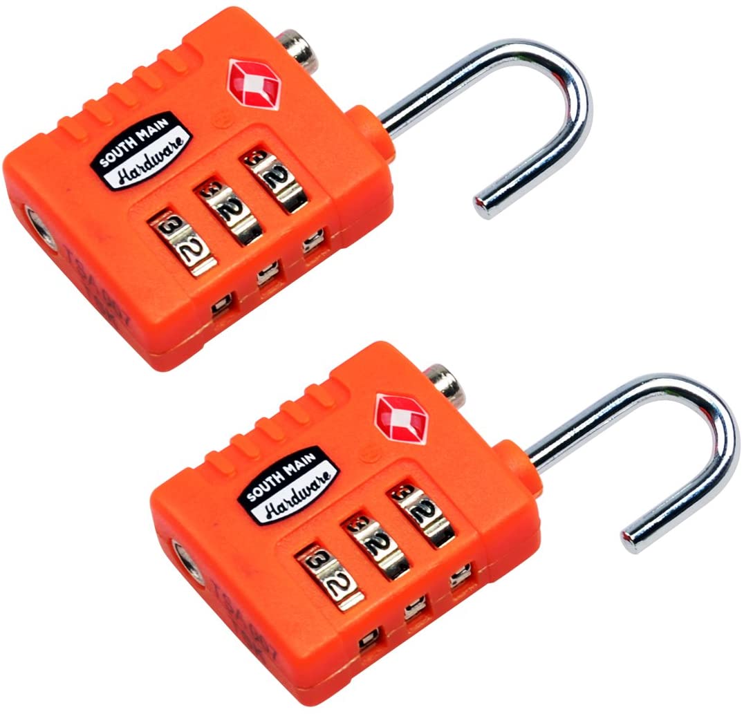 South Main Hardware TSA-Accepted Resettable Luggage Lock