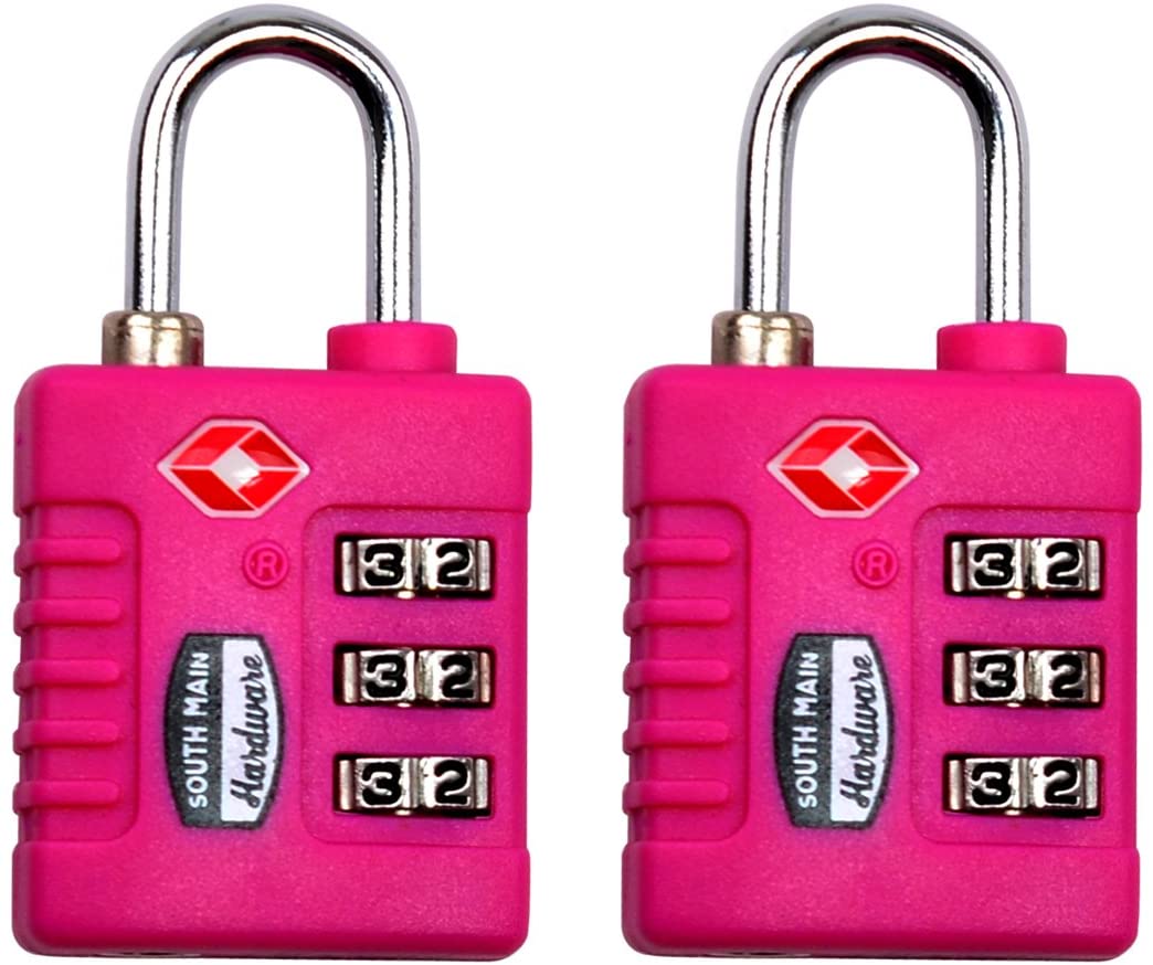 South Main Hardware TSA-Accepted Resettable Luggage Lock