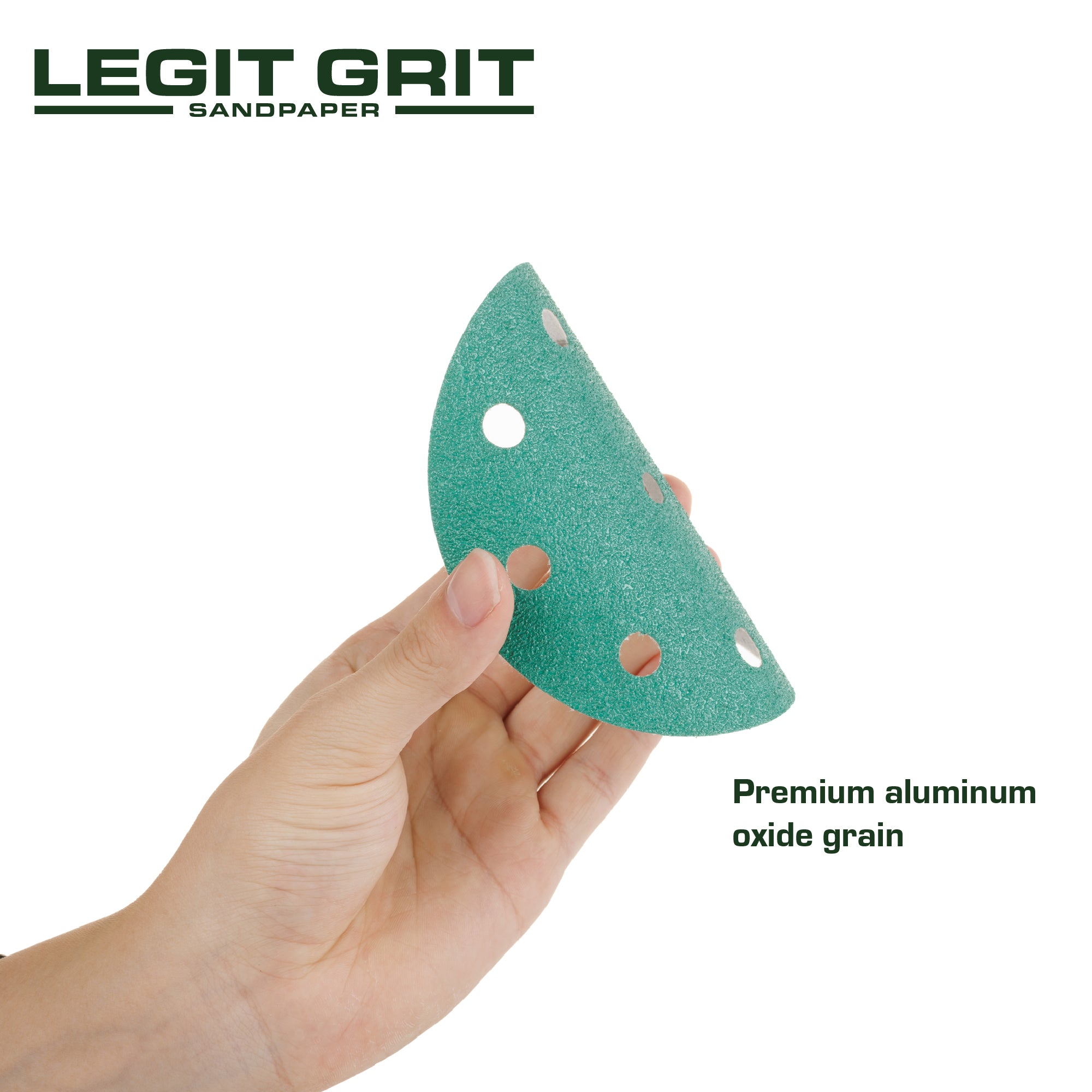 Legit Grit 5 inch Sand paper Disc, 9-Hole