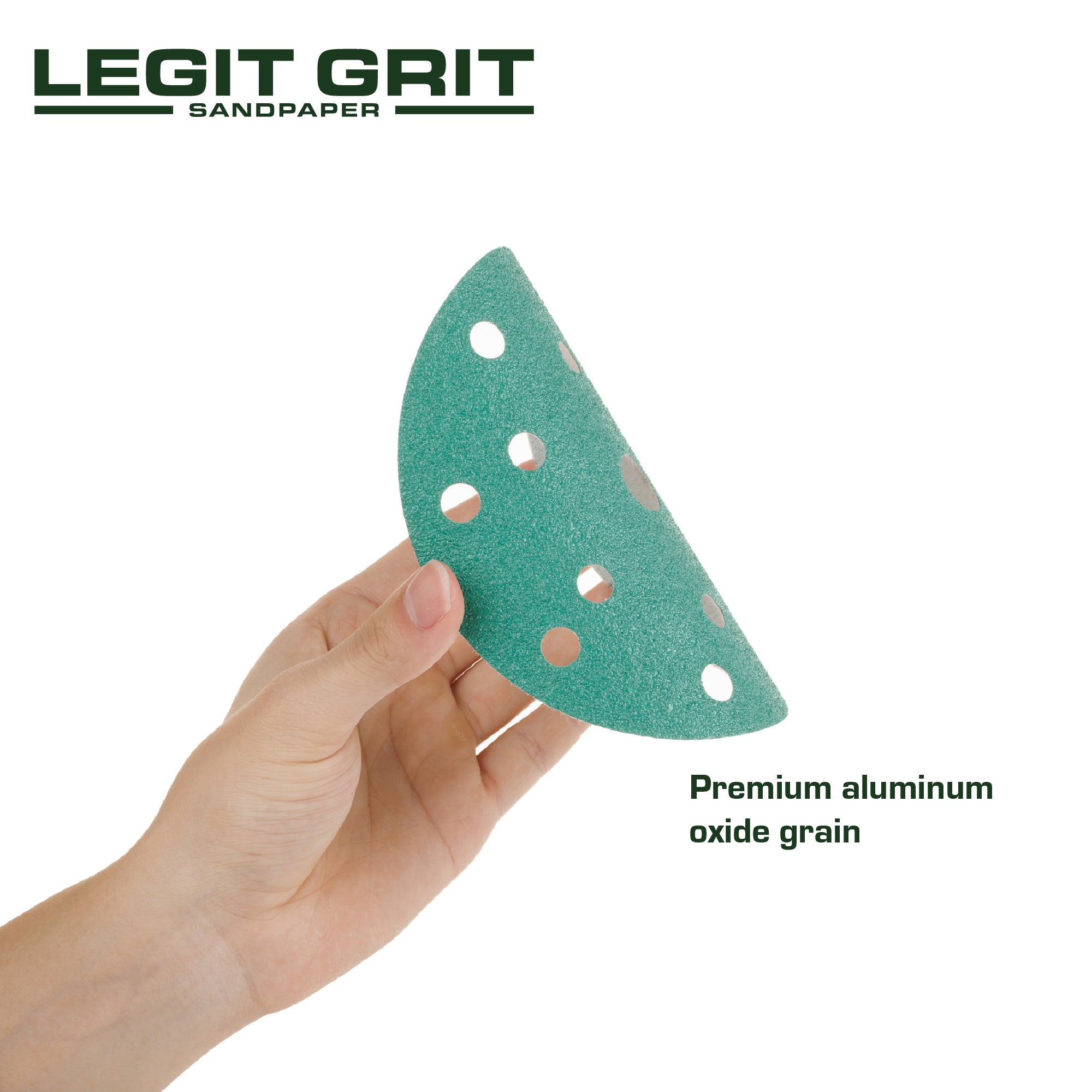 Legit Grit 6 inch Sand paper Disc, 15-Hole