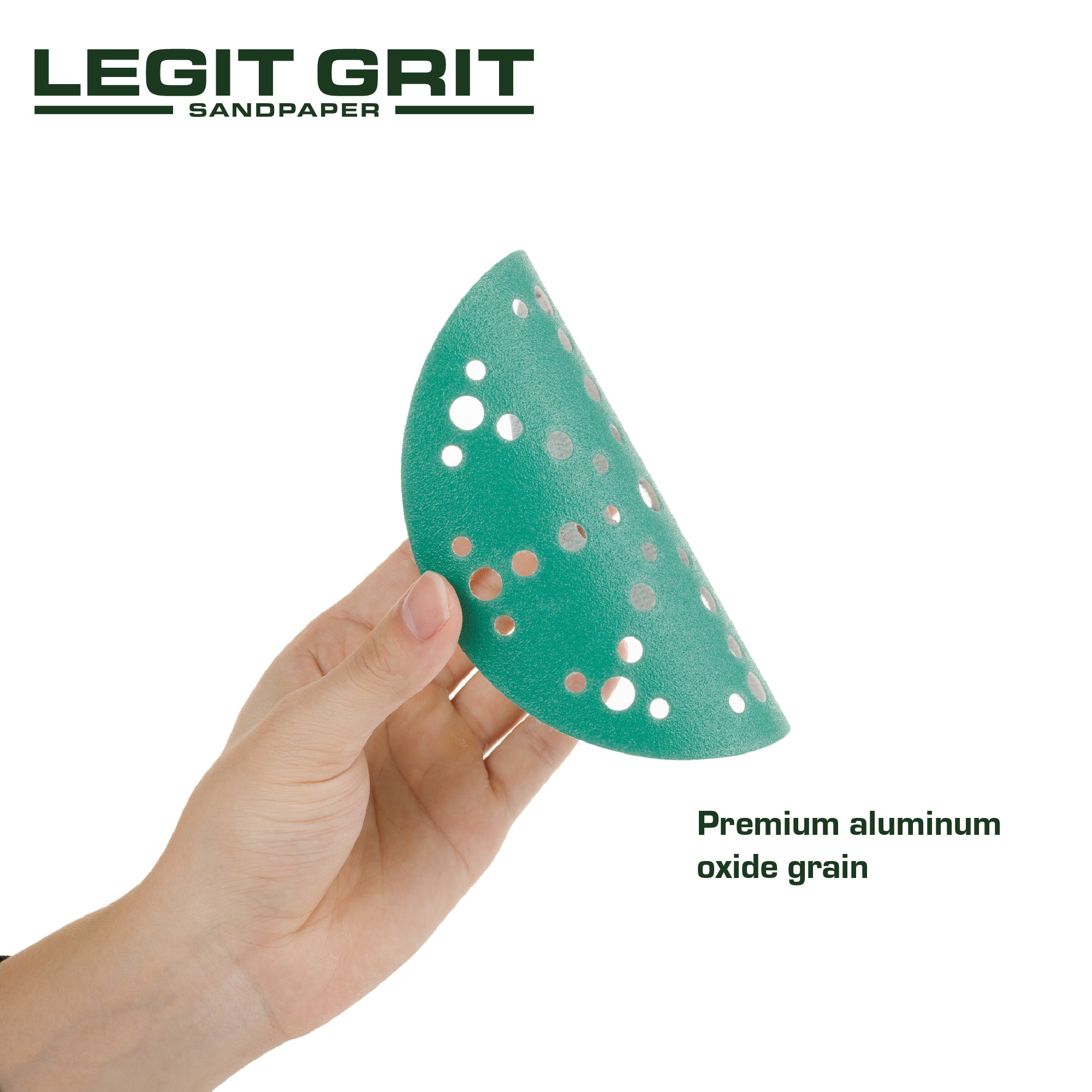 Legit Grit 6 inch Sand paper Disc, 49-Hole