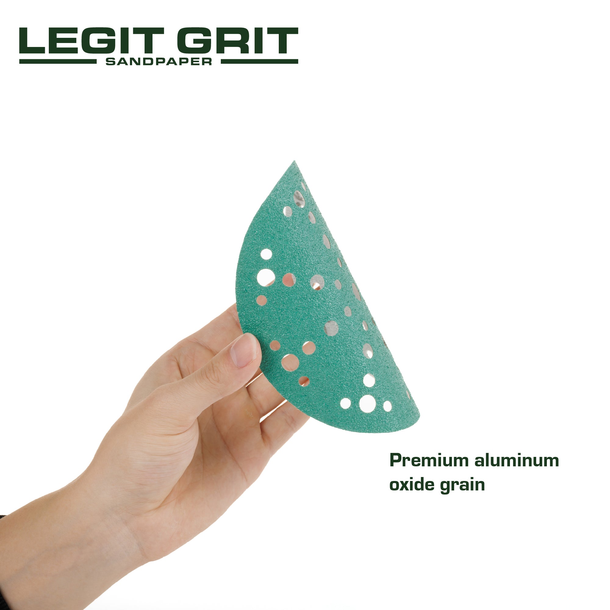 Legit Grit 6 inch Sand paper Disc, 49-Hole