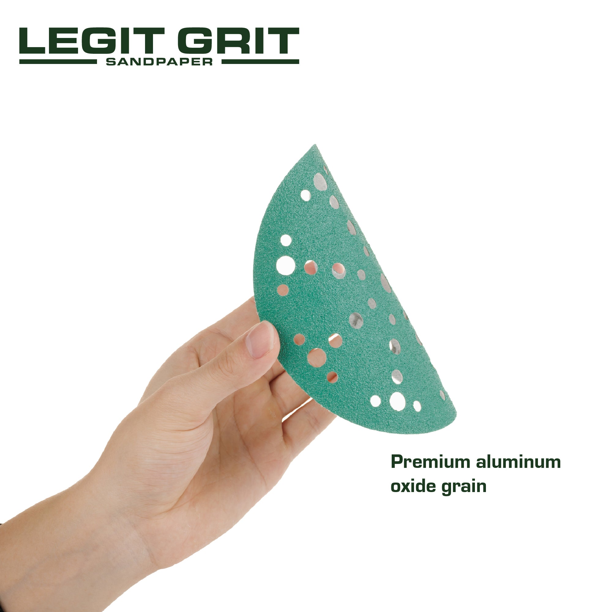 Legit Grit 6 inch Sand paper Disc, 49-Hole