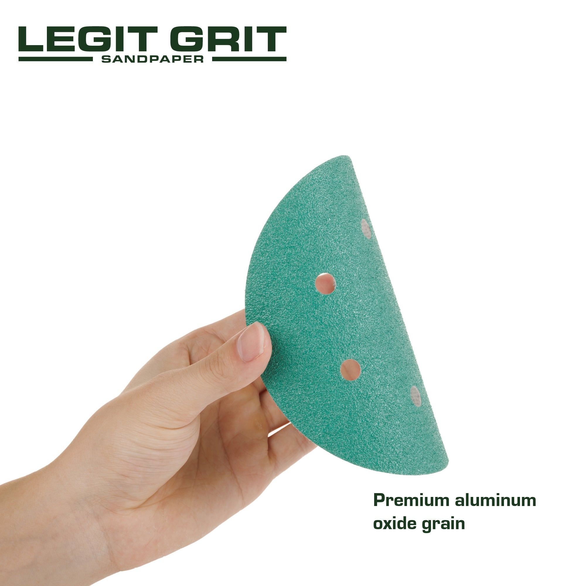 Legit Grit 6 inch Sand paper Disc, 6-Hole