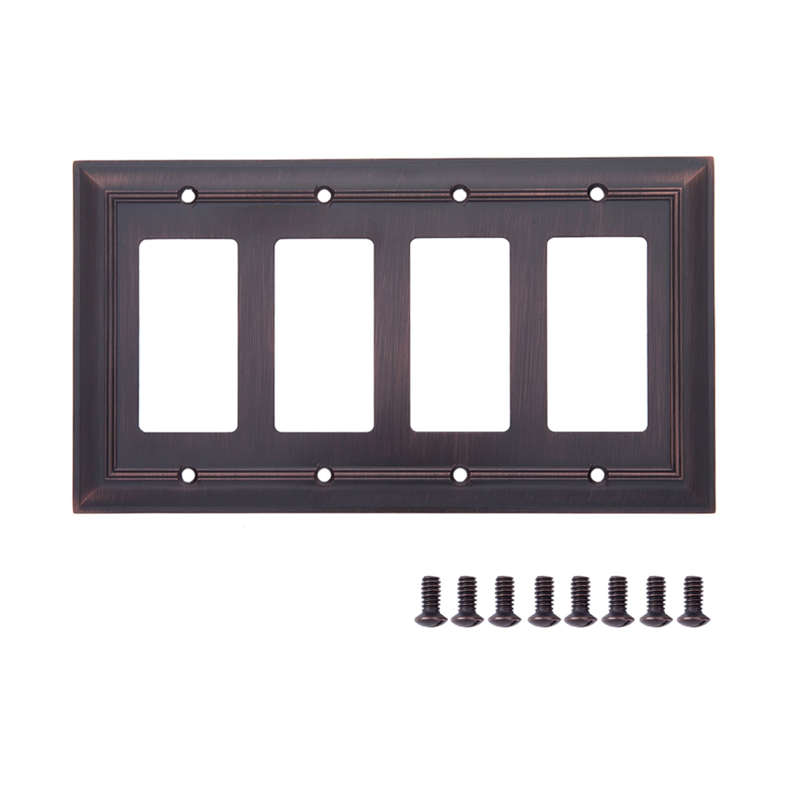 South Main Hardware Quadruple Gang Wall Plate