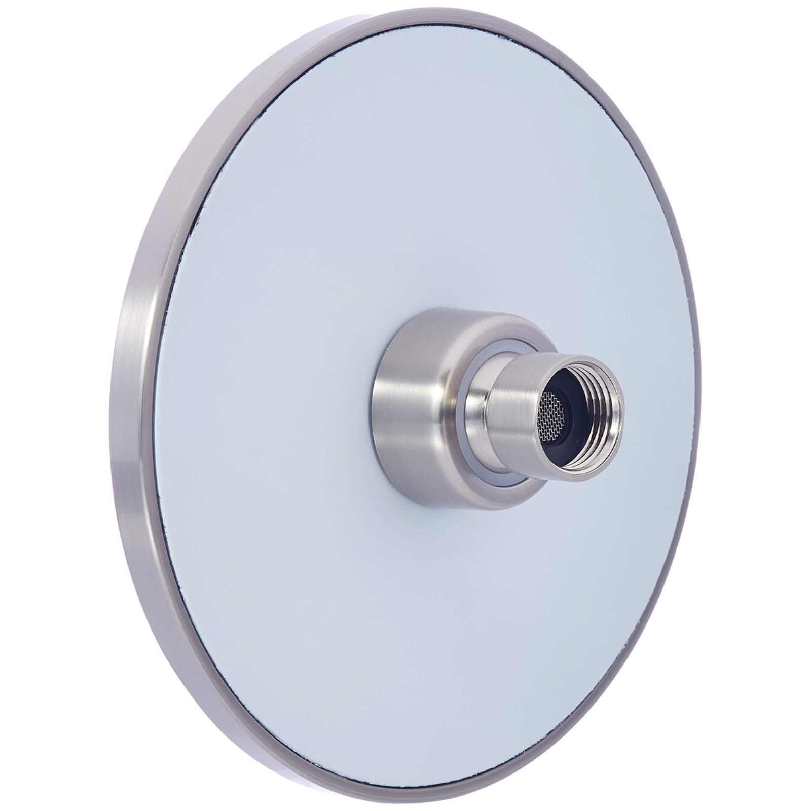 AmazonBasics Rain Shower Head, 6 Inch, Round, Satin Nickel