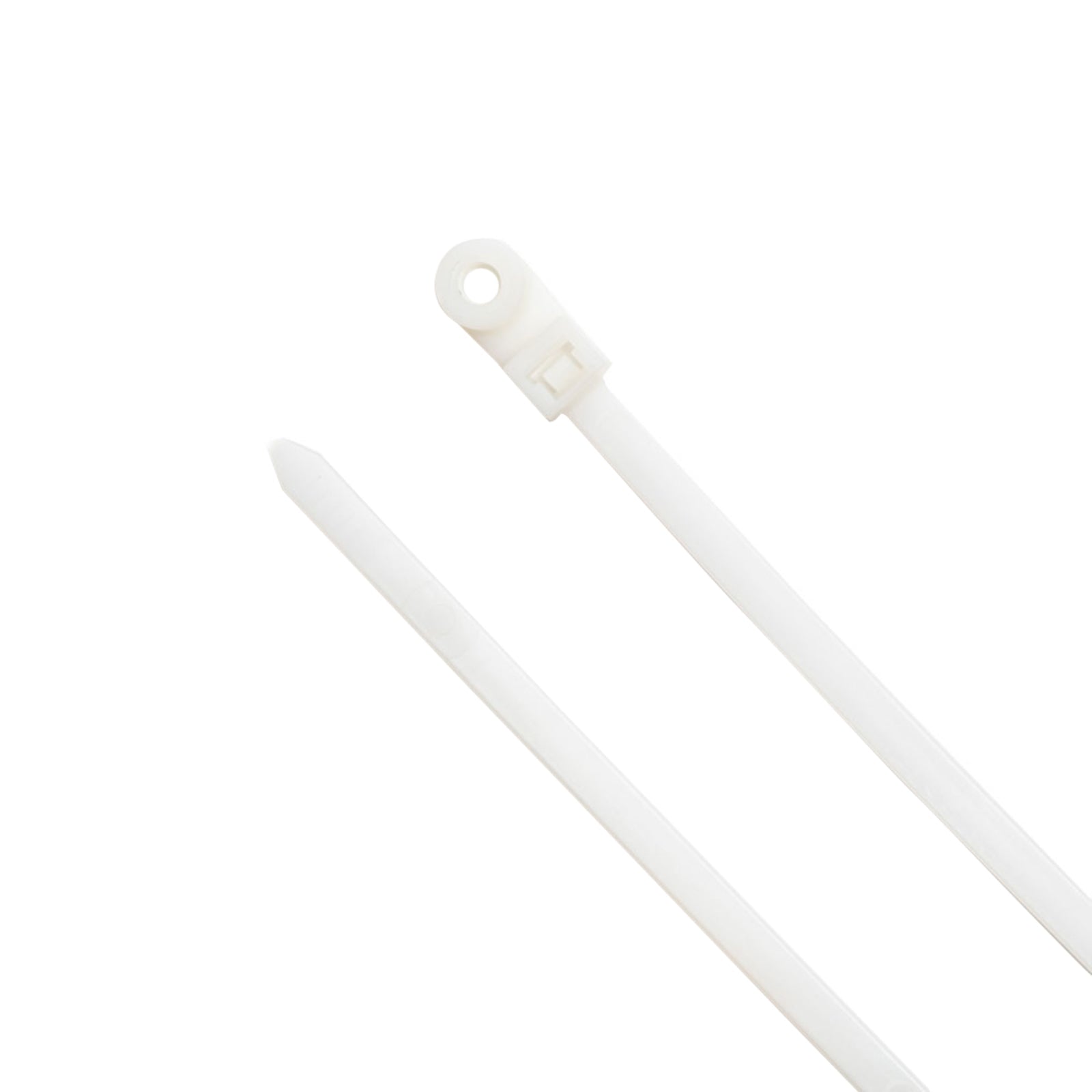 15-inch Natural Screw Mount Cable Tie, 120-lb Tensile Strength, UL 21 Listed, 100-Pack