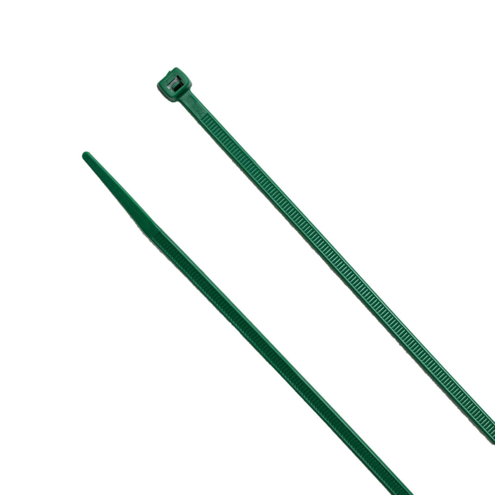 8-inch Dark Green Multi-Purpose Cable Tie, 75-lb Tensile Strength, UL 21S Listed, 100-Pack