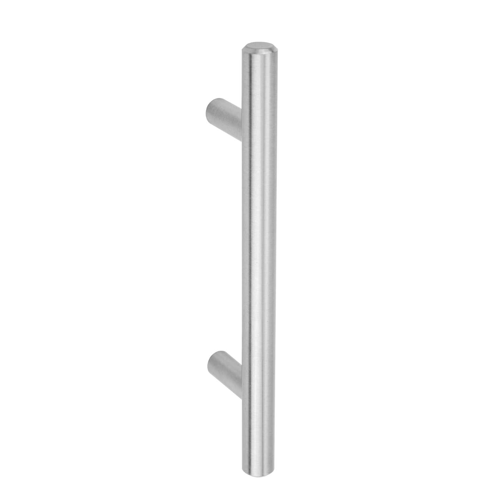 AmazonBasics Euro Bar Cabinet Handle (1/2" Diameter), 6.13" Length (3.75" Hole Center), Satin Nickel