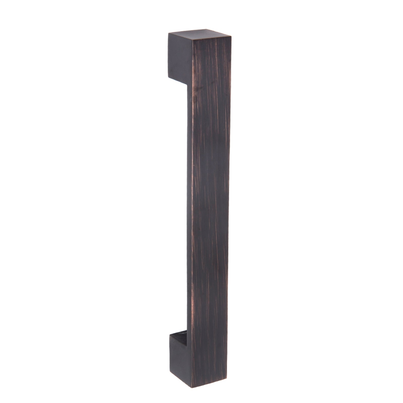 South Main Hardware Short Modern Cabinet Handle, 7.68" Length (6.3" Hole Center), Oil Rubbed Bronze, 10-Pack