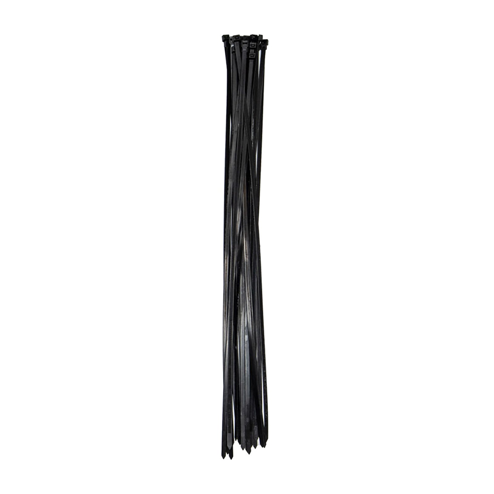 32-inch UV Resistant Black Multi-Purpose Cable Ties, 175-lb Tensile Strength, UL 21S Listed, 25-Pack