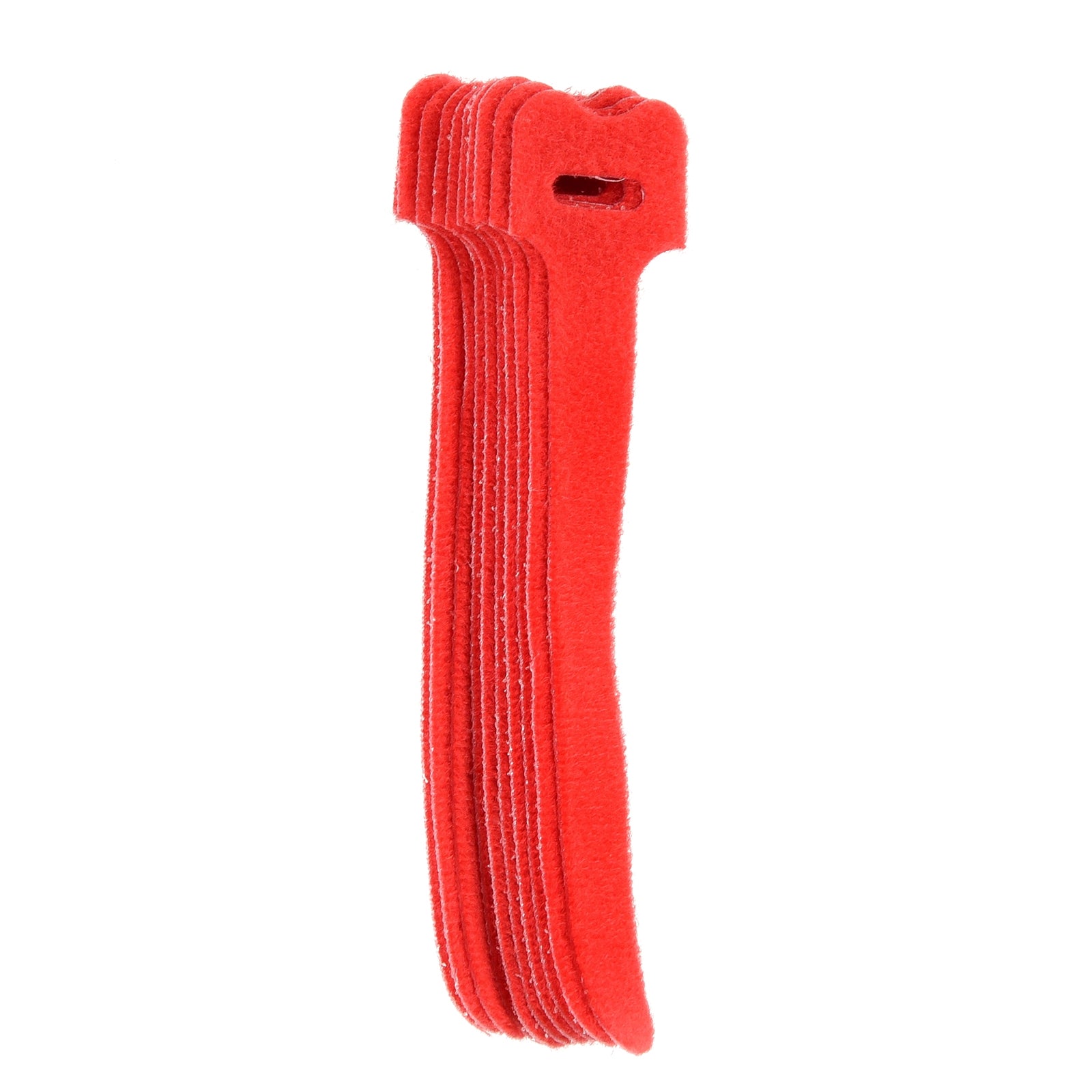 5-inch Red Hook and Loop, 5.6-lb Tensile Strength, 10-Pack