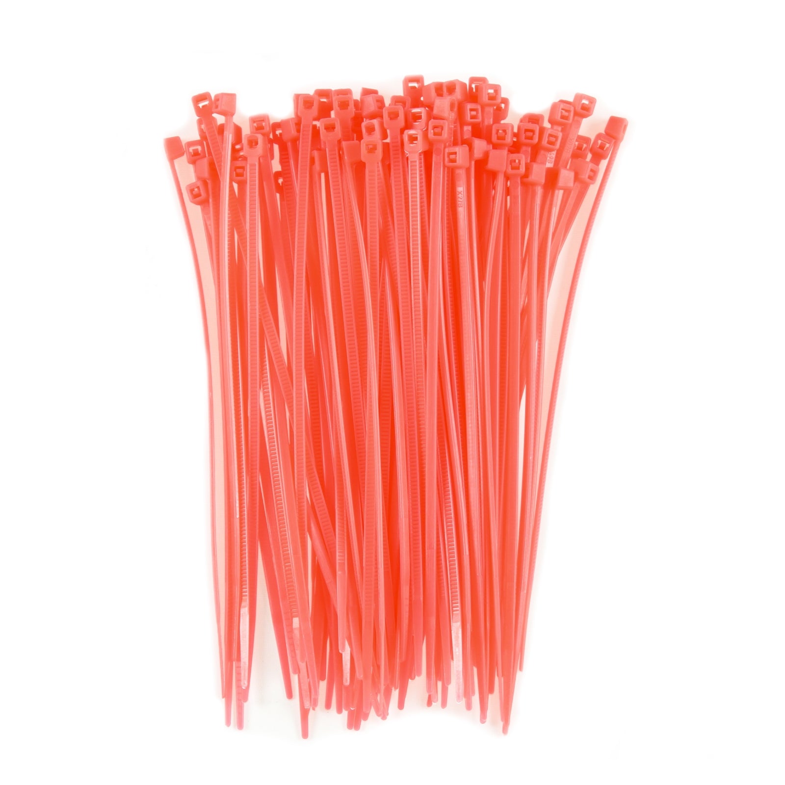 5-inch Fluorescent Pink Multi-Purpose Cable Tie, 18-lb Tensile Strength, UL 21 Listed, 100-Pack