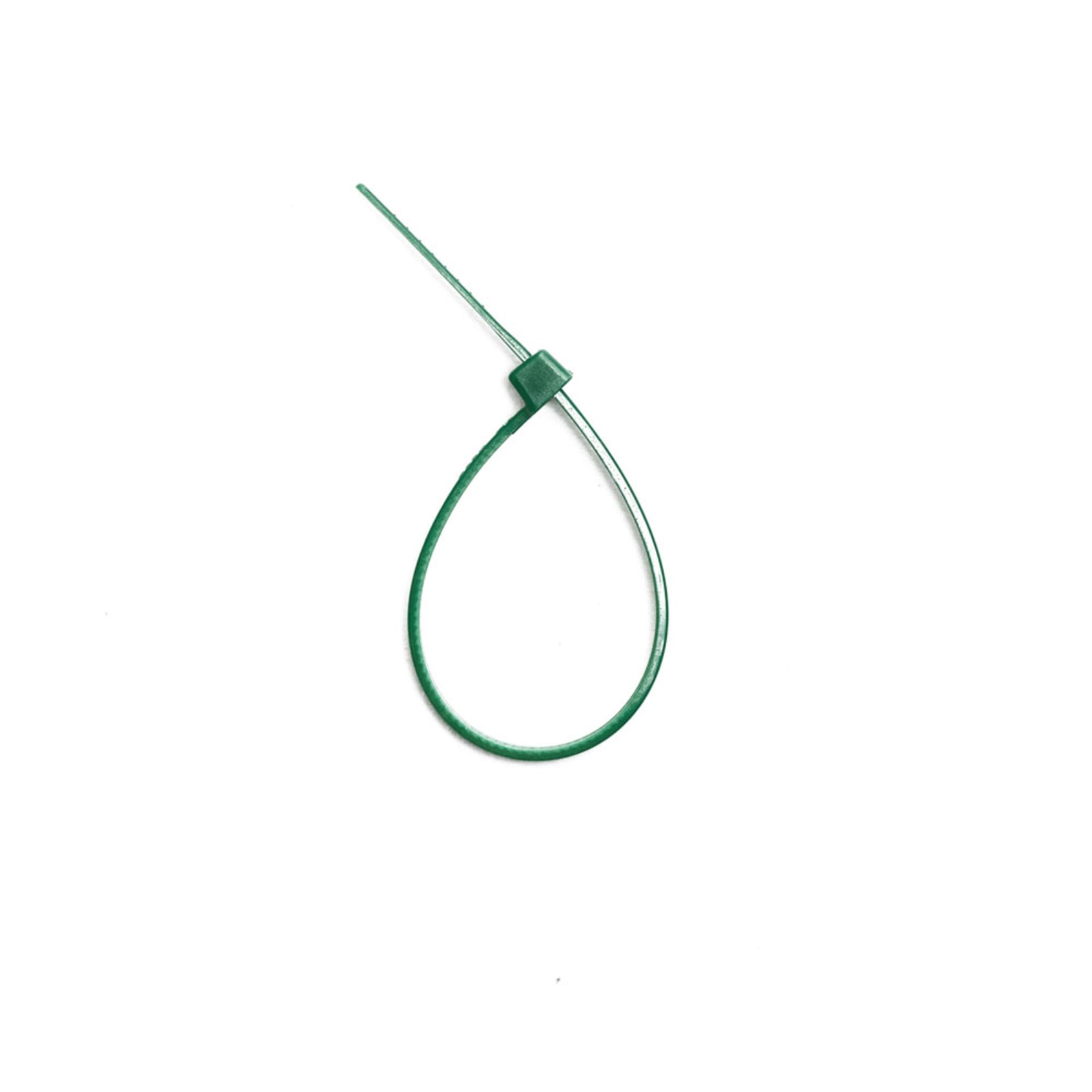 4-inch Dark Green Multi-Purpose Cable Tie, 18-lb Tensile Strength, UL 21 Listed, 100-Pack