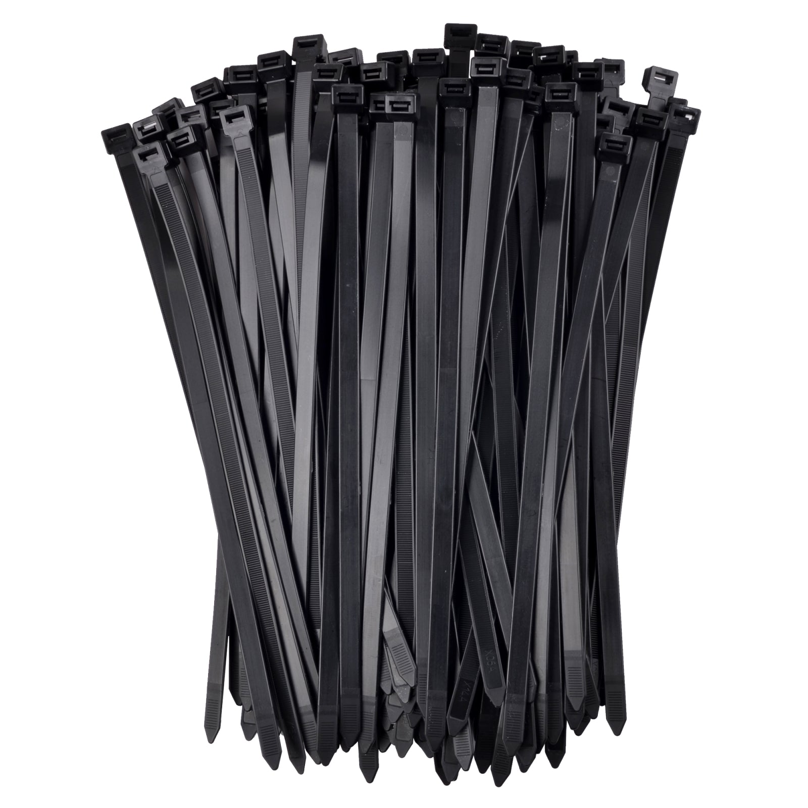 15-inch UV Resistant Black Multi-Purpose Cable Tie, 250-lb Tensile Strength, 100-Pack