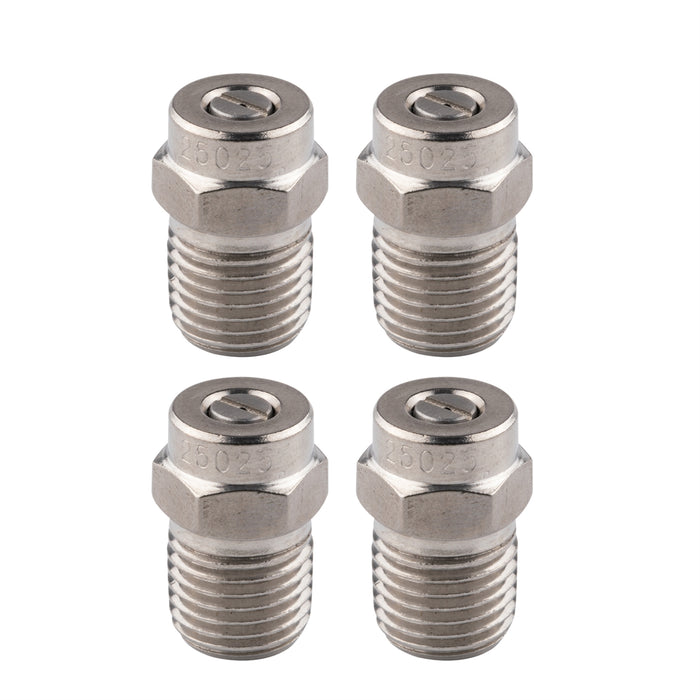 Clean Strike Professional Nozzle Replacements, 25-Degree Threaded Spra ...