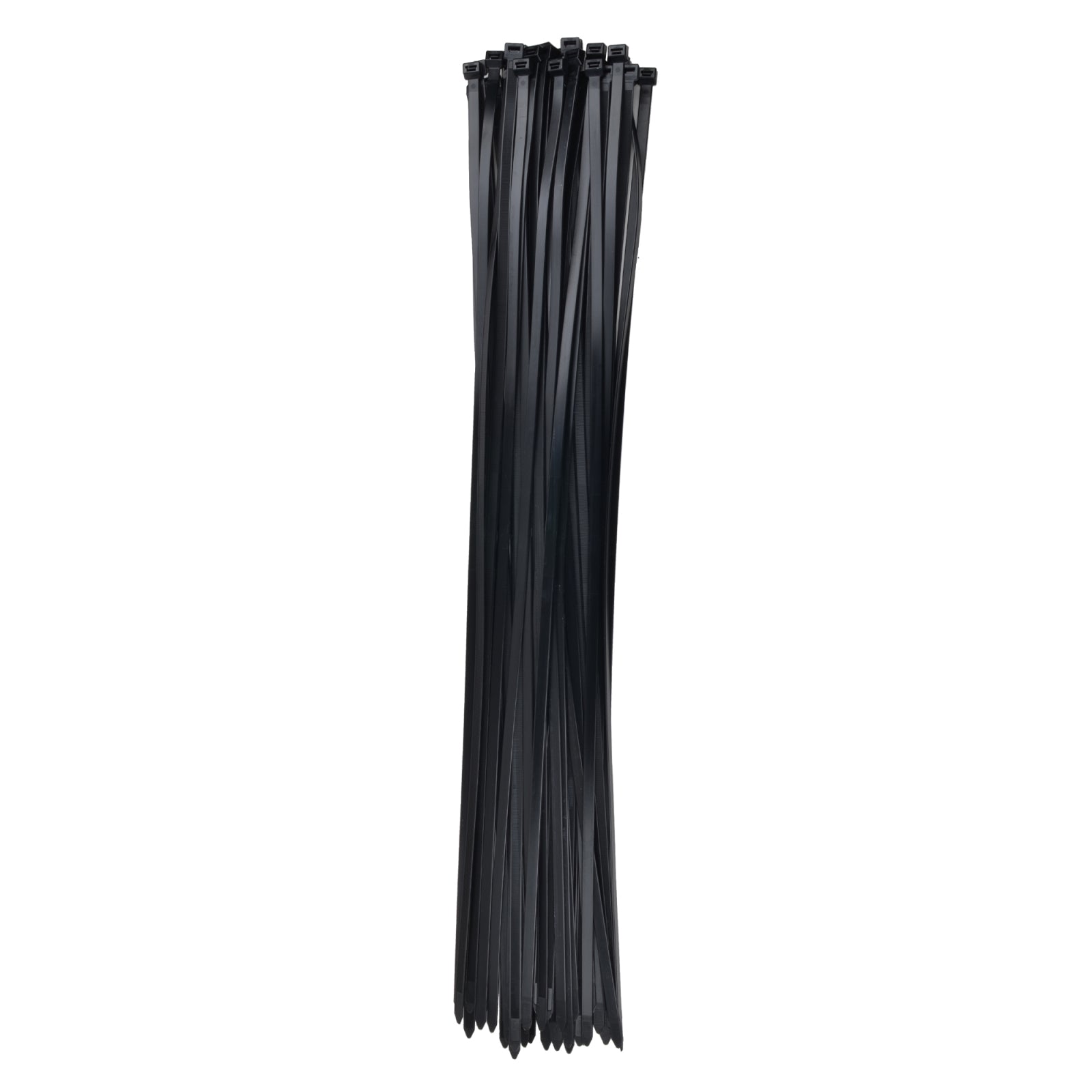 40-inch UV Resistant Black Multi-Purpose Cable Tie, 250-lb Tensile Strength, 50-Pack