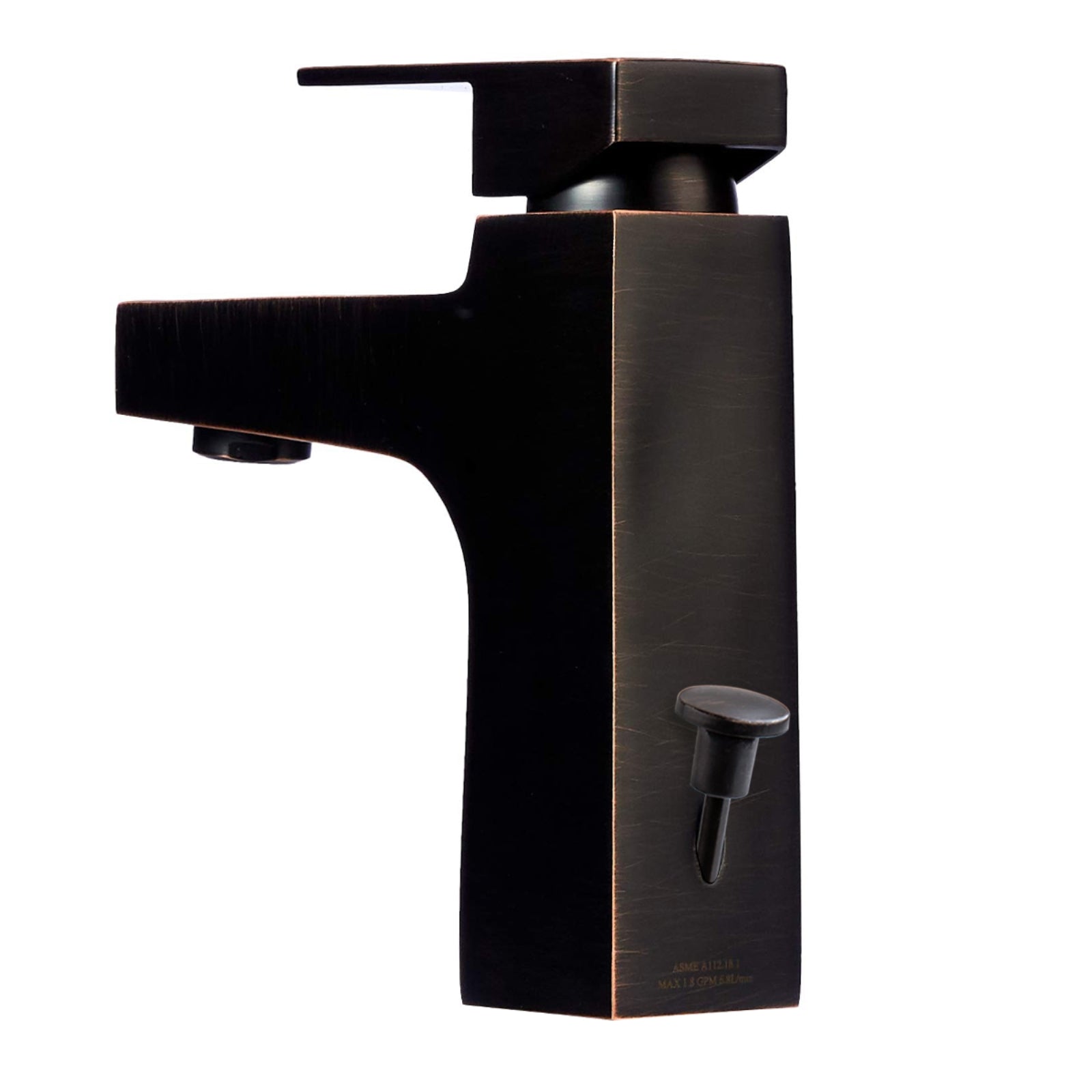 Single-handle Straight Bathroom Faucet, Oil-Rubbed Bronze