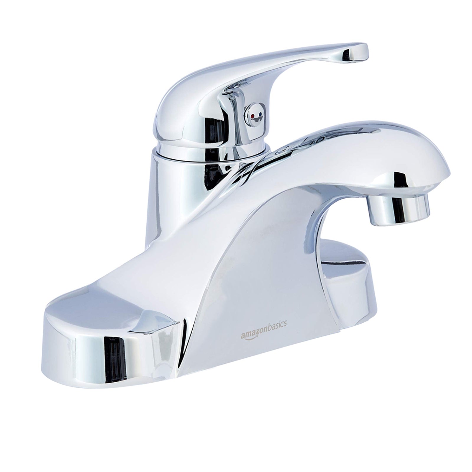 Single-Handle 3-Hole Mount Basin Faucet-4-Inch, Polished Chrome