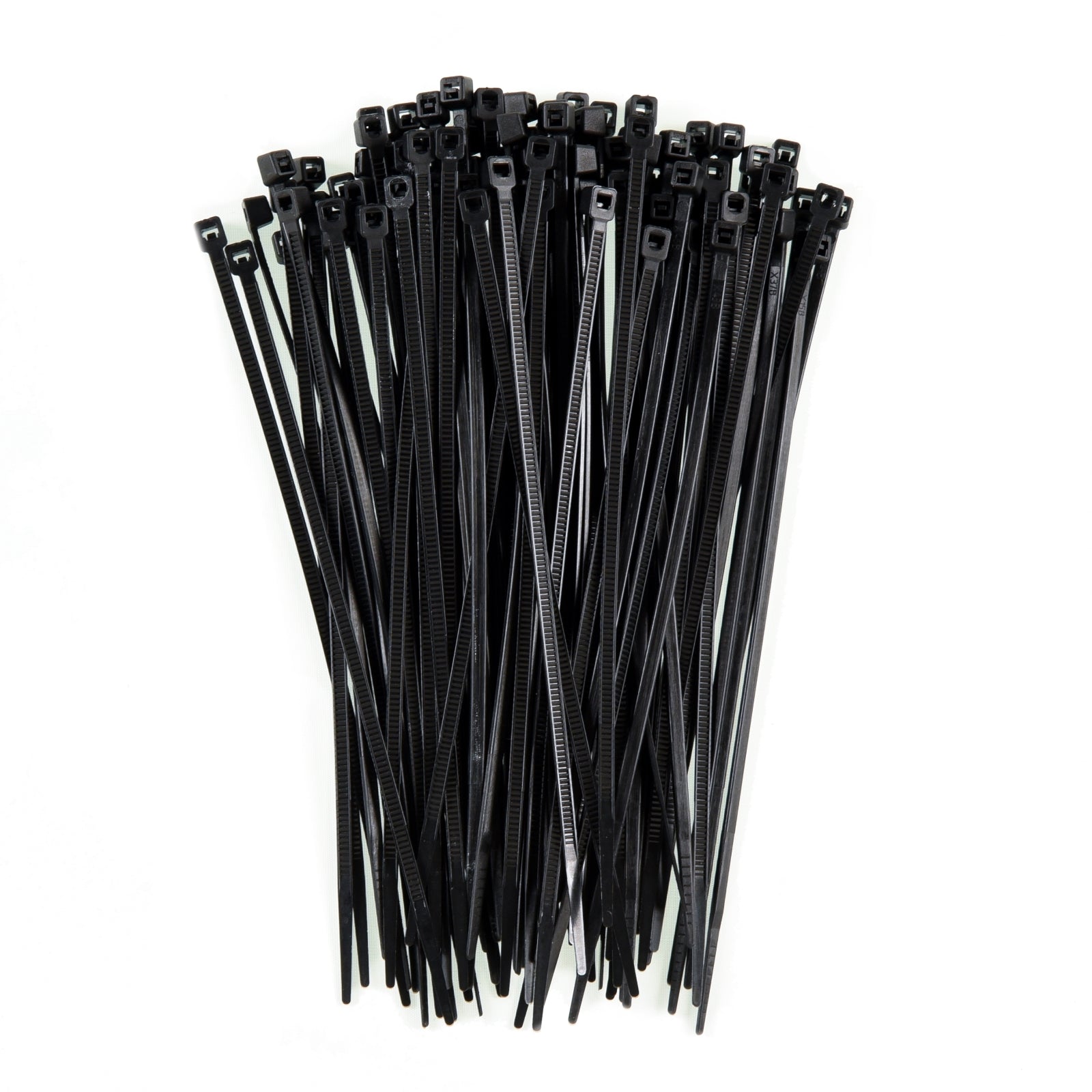 5-inch UV Resistant Black Multi-Purpose Cable Tie, 18-lb, Black Tensile Strength, UL 21 Listed, 100-Pack