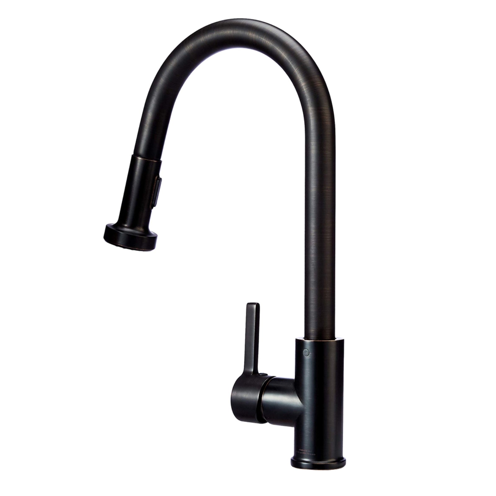 Modern Pull-Down Kitchen Faucet with Sprayer, Oil-Rubbed Bronze