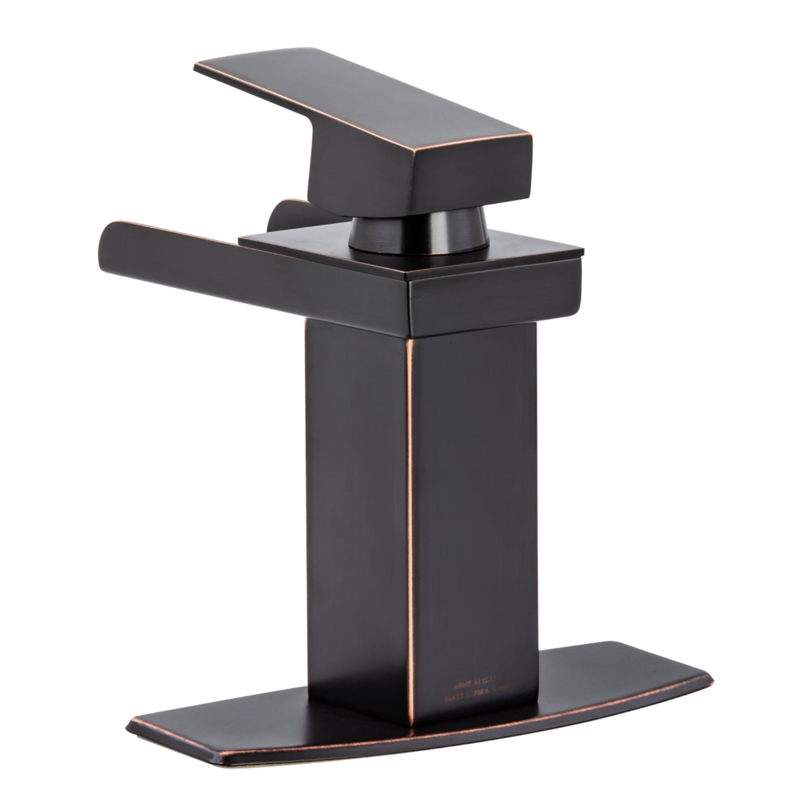 Waterfall Bathroom Faucet, Oil-Rubbed Bronze