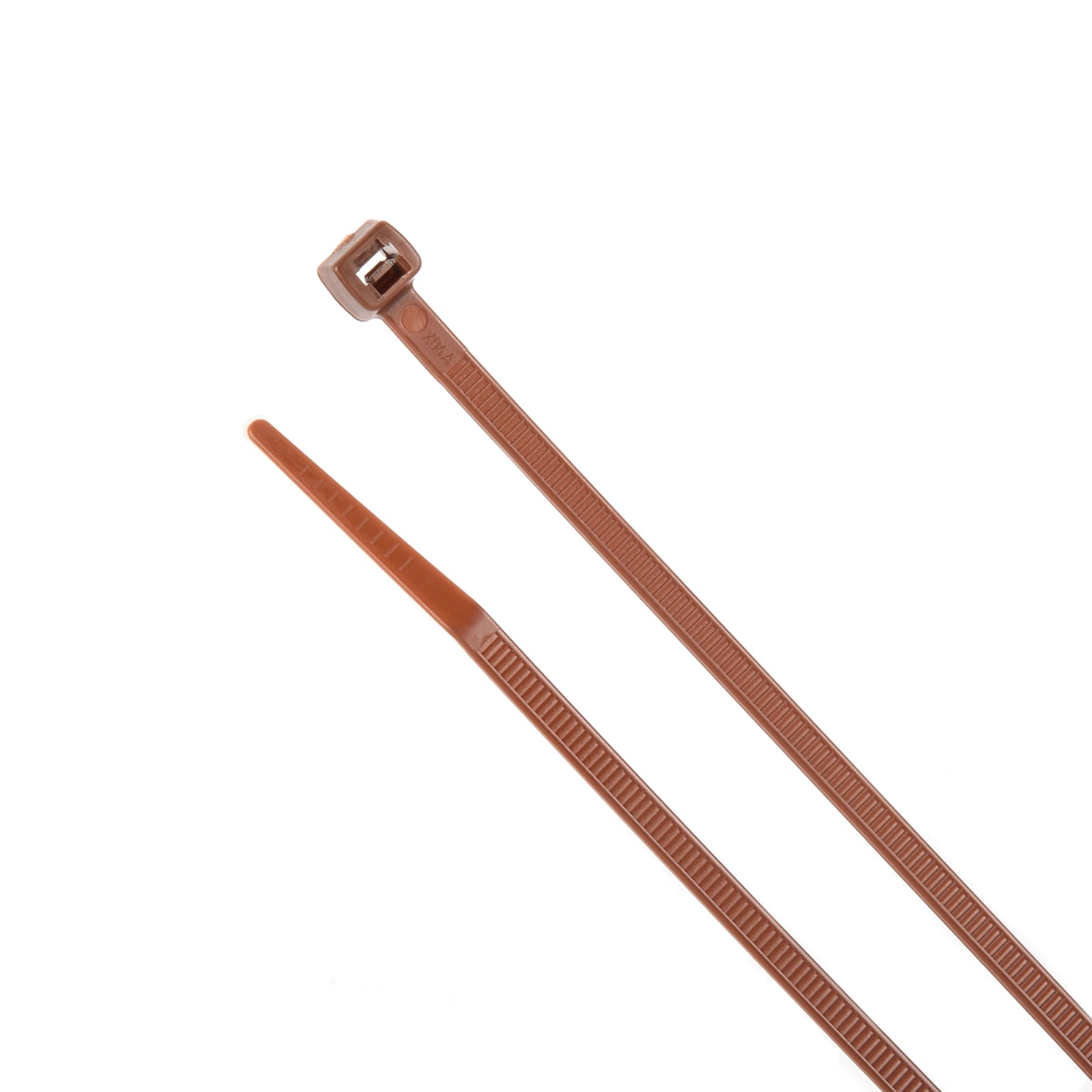 11-inch Dark Brown Multi-Purpose Cable Tie, 75-lb Tensile Strength, UL 21S Listed, 100-Pack