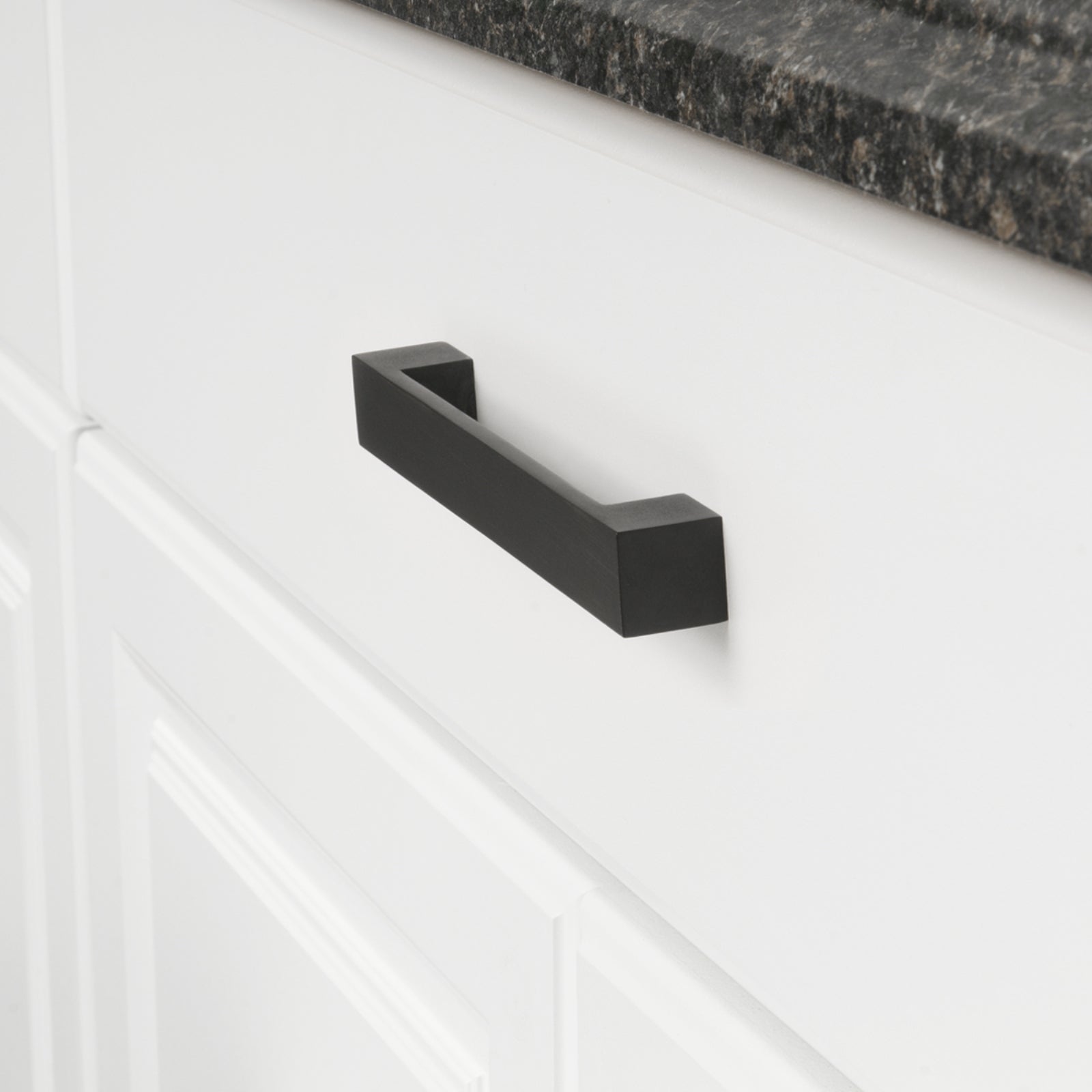 South Main Hardware Short Modern Cabinet Handle, 7.68" Length (6.3" Hole Center), Oil Rubbed Bronze, 10-Pack