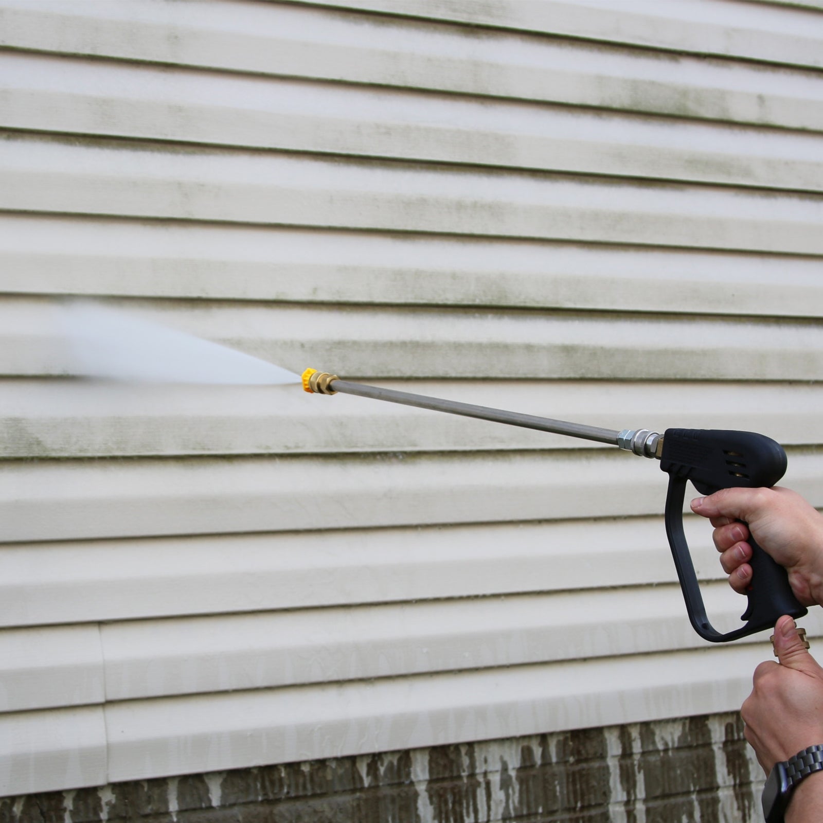 Clean Strike Trigger Spray Gun, Pressure Washer Rated 4000 PSI, with Stainless Steel Quick Connect Coupler and Plug