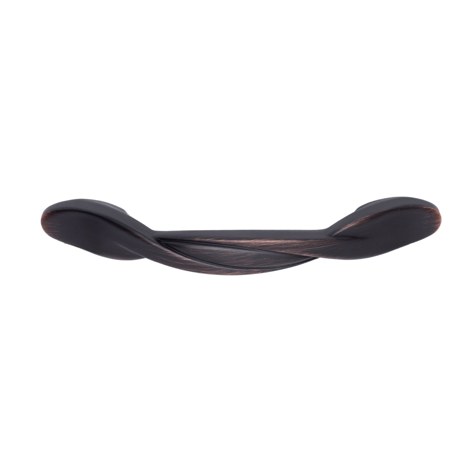 AmazonBasics Twisted Cabinet Handle, 4.5" Length (3" Hole Center), Oil Rubbed Bronze