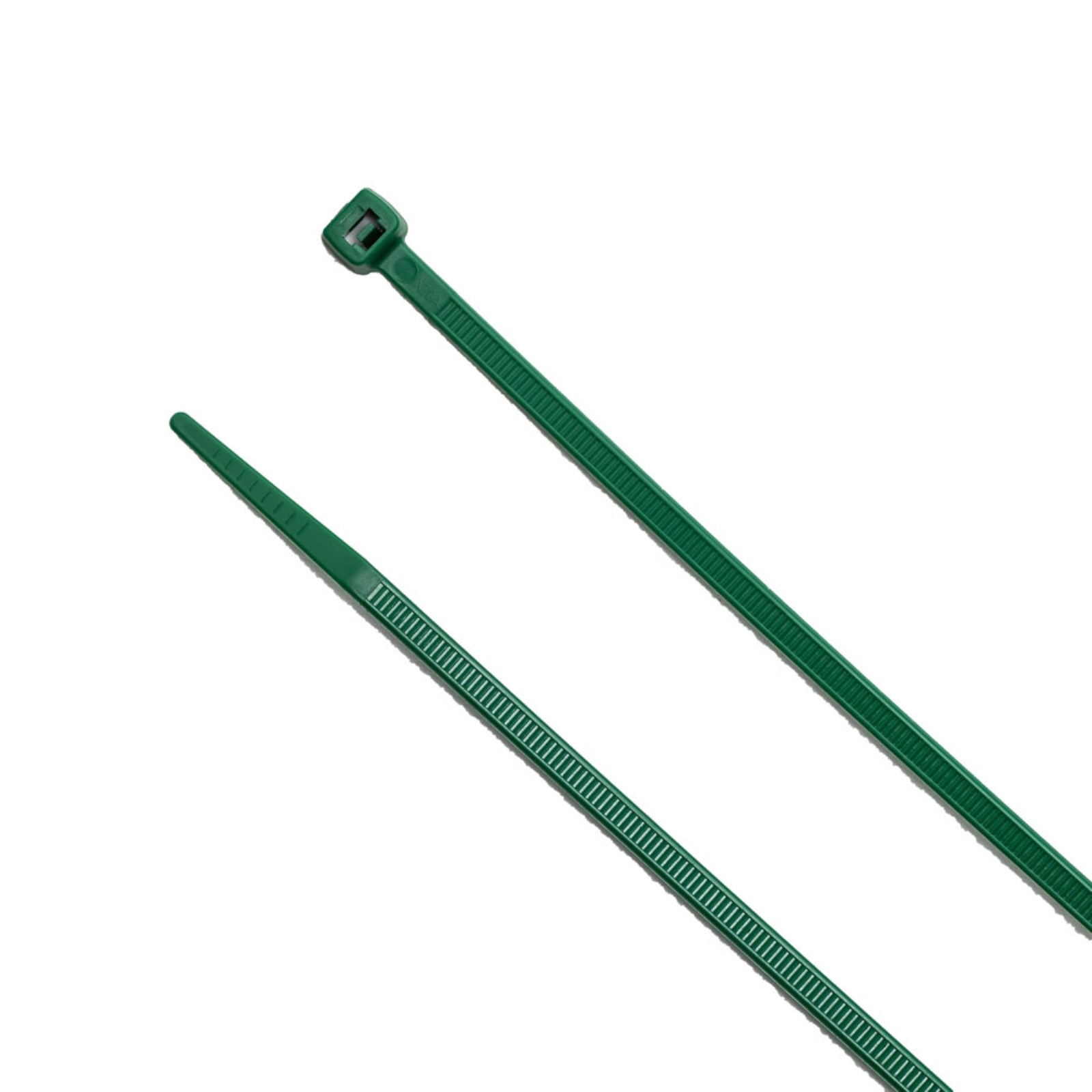 11-inch Dark Green Multi-Purpose Cable Tie, 75-lb Tensile Strength, UL 21S Listed, 100-Pack