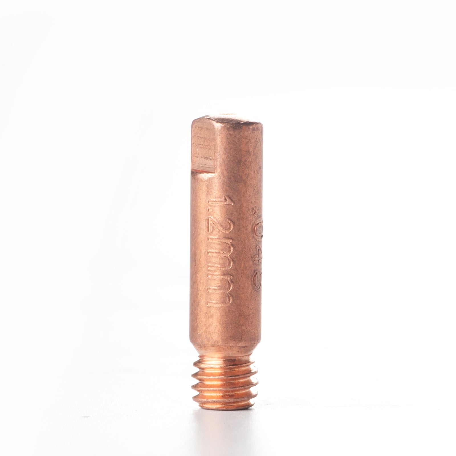 WeldForce 0.045-Inch Copper Wire Feed Welder Contact Tips; Provides Electrical Conductivity; Compatible with Solid and Flux Cored Welding Wires, 25-Pack of 0.045-Inch MIG Welding Contact Tips