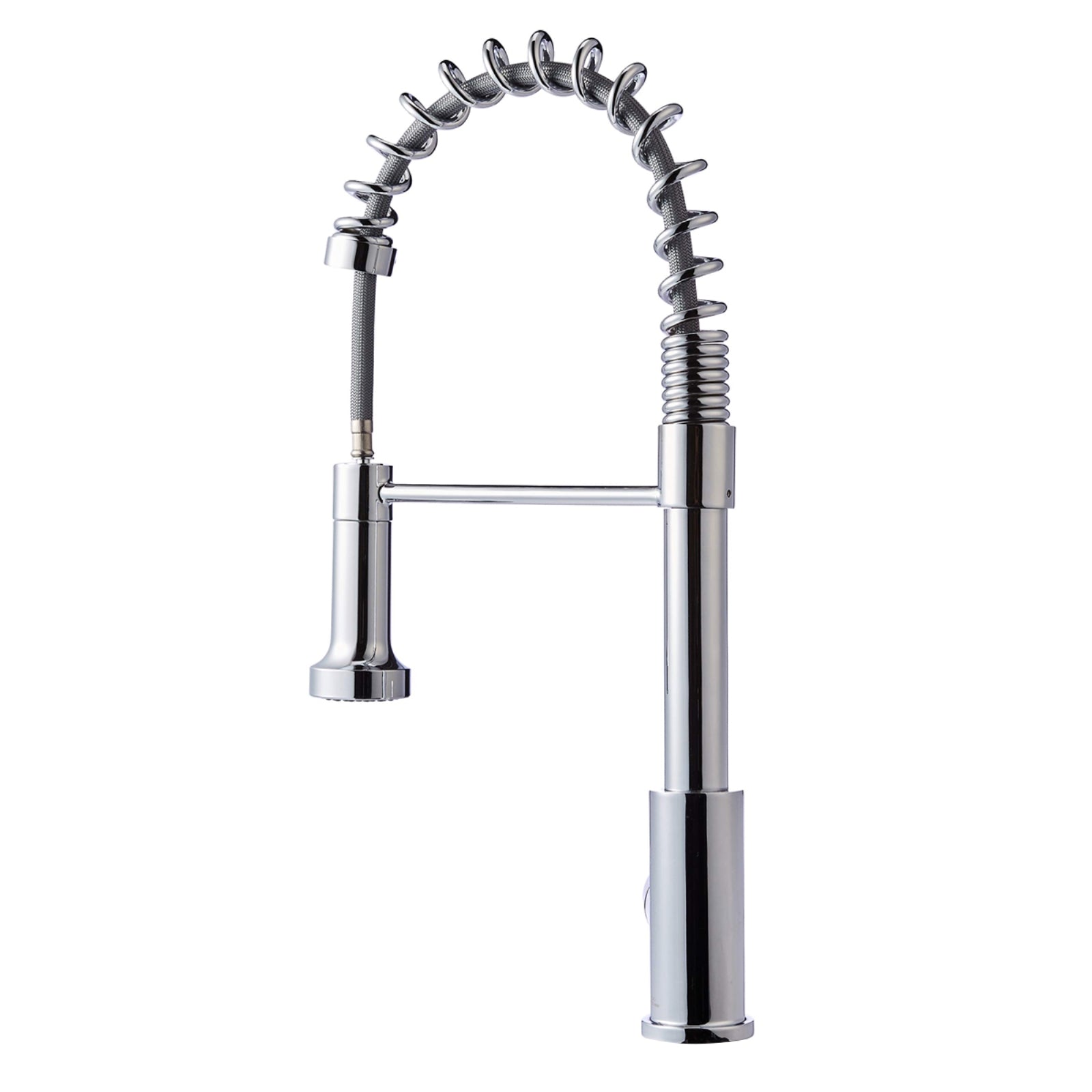 Pro-Style Spring Sprayer Kitchen Faucet, Polished Chrome