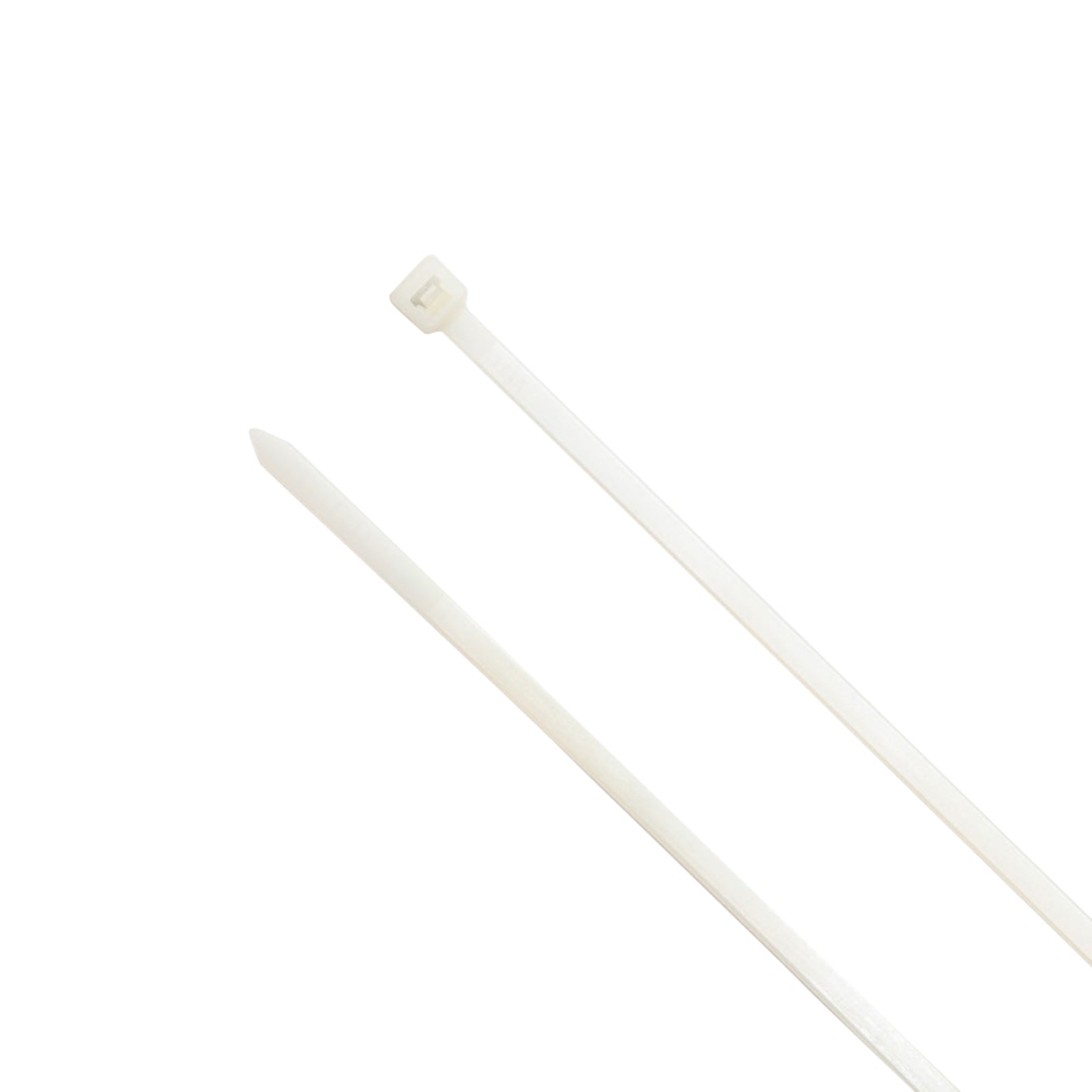 15-inch Natural Releasable Pawl Cable Tie, 50-lb Tensile Strength, UL 21 Listed, 100-Pack