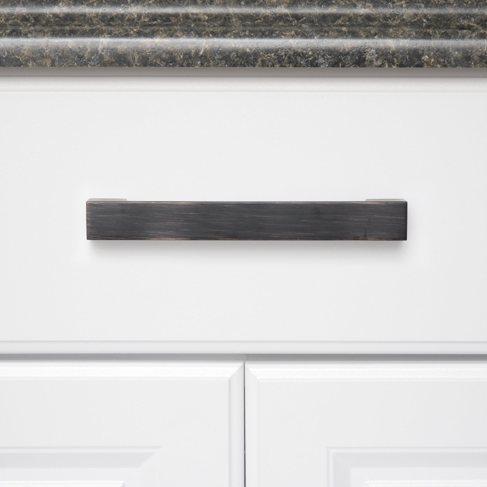 South Main Hardware Short Modern Cabinet Handle, 7.68" Length (6.3" Hole Center), Oil Rubbed Bronze, 10-Pack