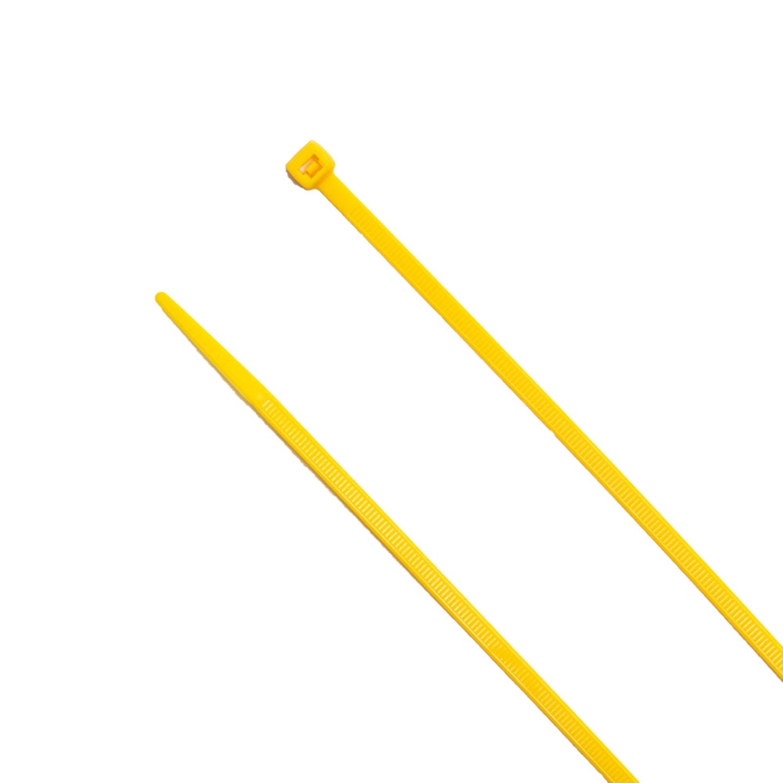 11-inch Hi-Vis Yellow Multi-Purpose Cable Tie, 75-lb Tensile Strength, UL 21S Listed, 100-Pack