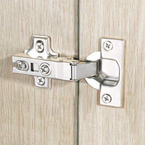 South Main Hardware 35mm Euro 110-Degree Nickel Plated Full Overlay Hinge (5-Pairs)